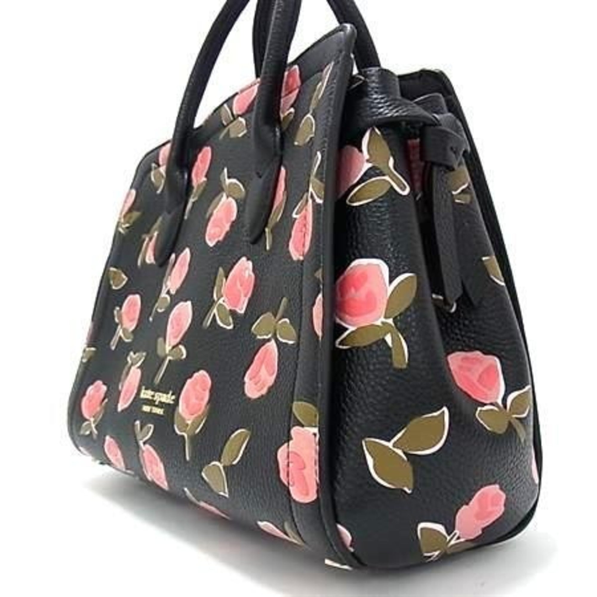 Kate Spade Black Leather Handbag Shoulder Bag Tote Bag (Pre-Owned)
