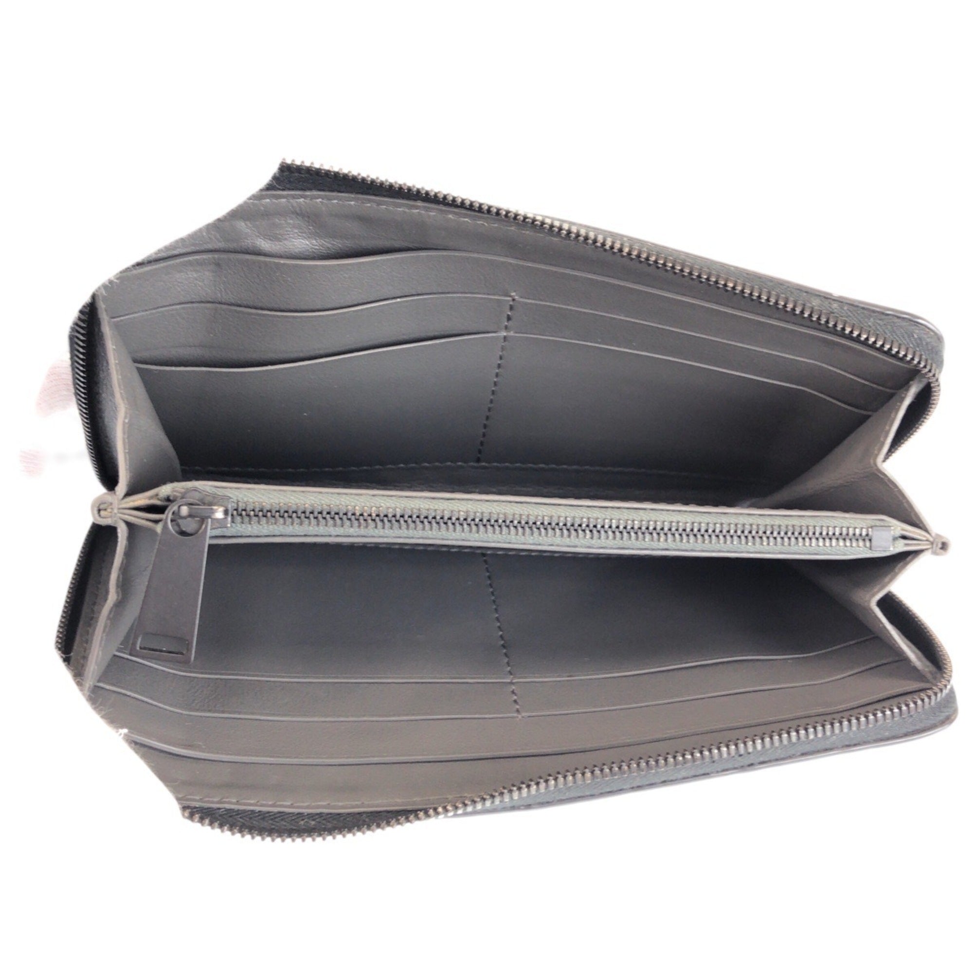 Bottega Veneta Black Intrecciato Wallet (Bi-Fold) (Pre-Owned)