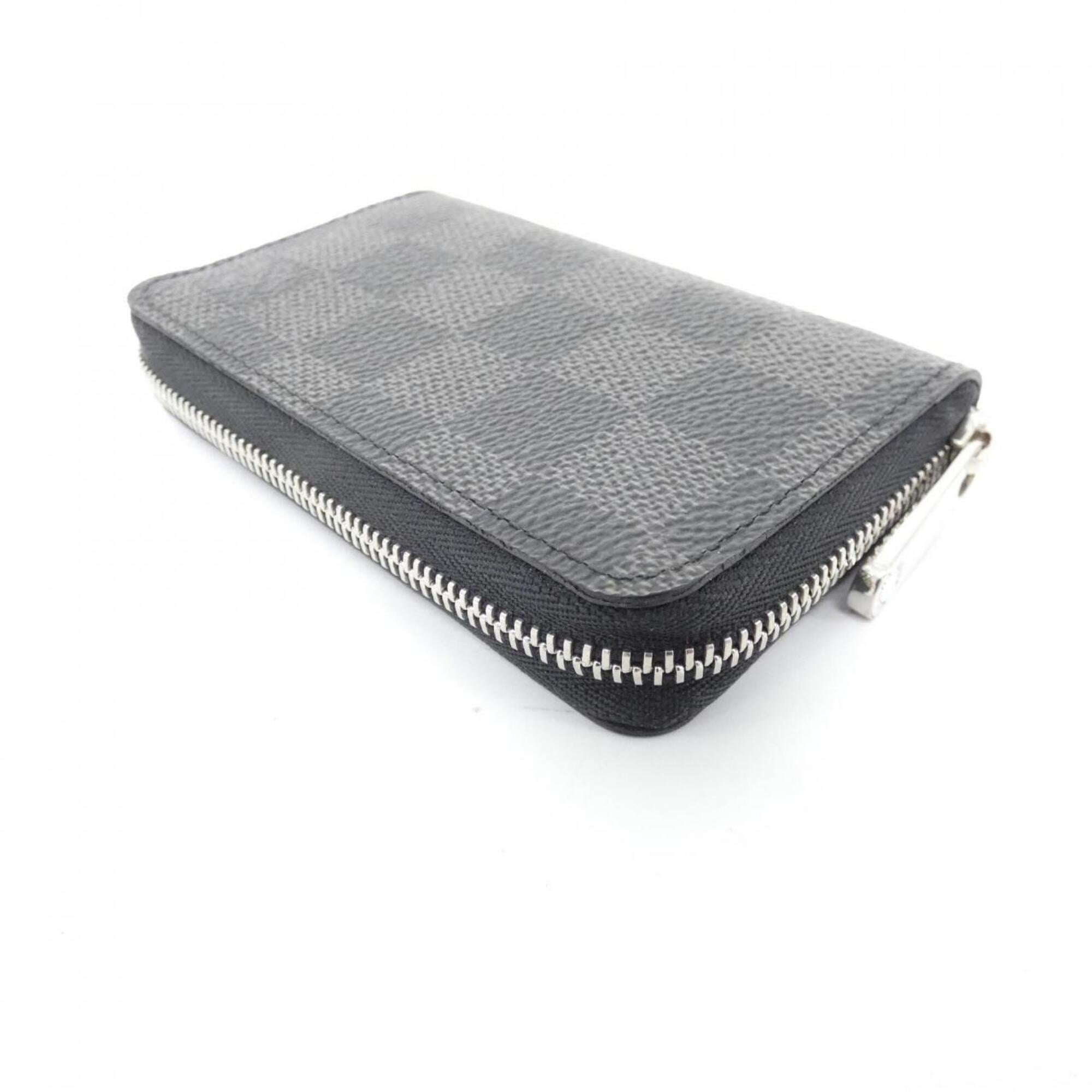 Louis Vuitton Graphite Coated Canvas Coin Purse/Coin Case (Pre-Owned)