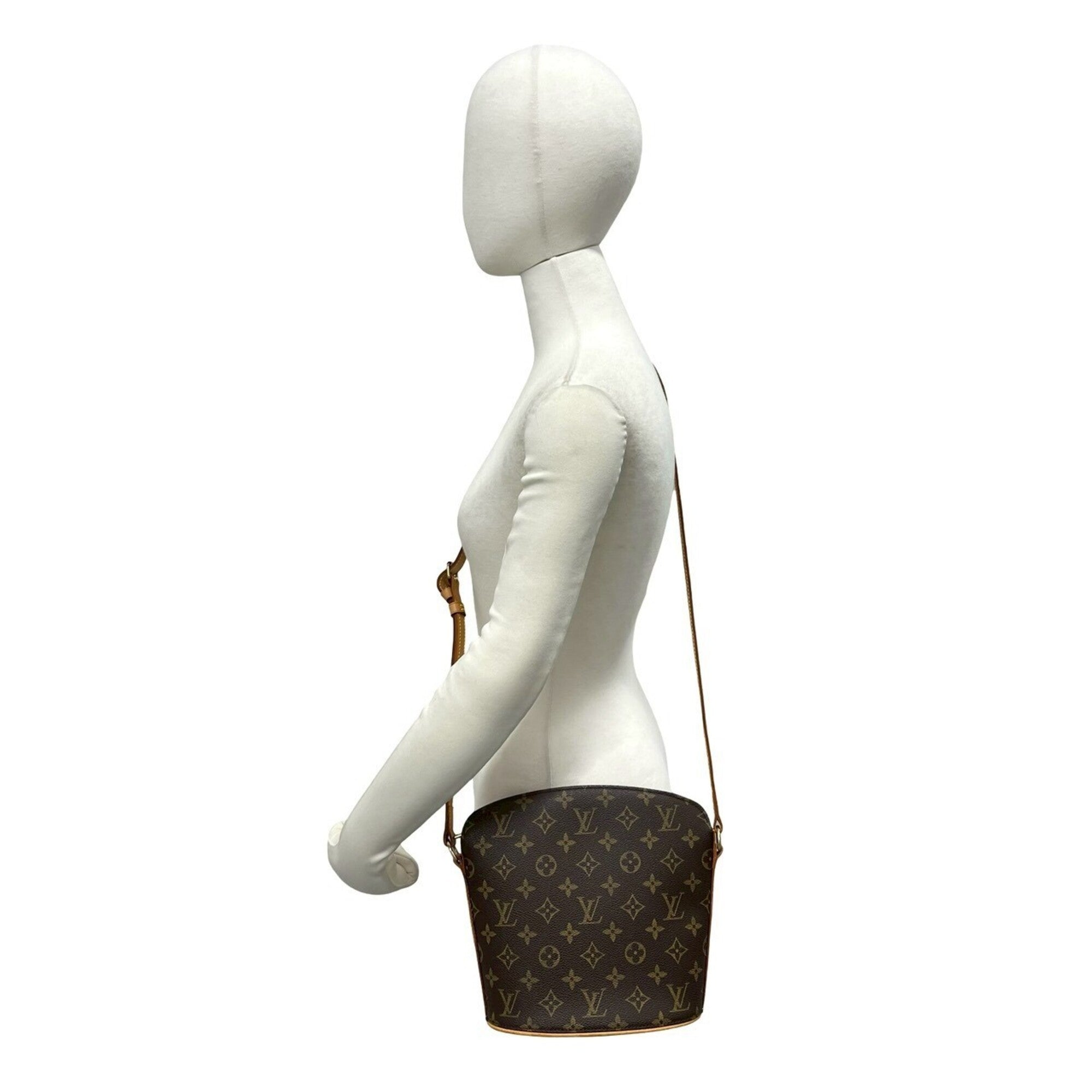 Louis Vuitton Brown Pvc Leather Pochette Shoulder Bag (Pre-Owned)
