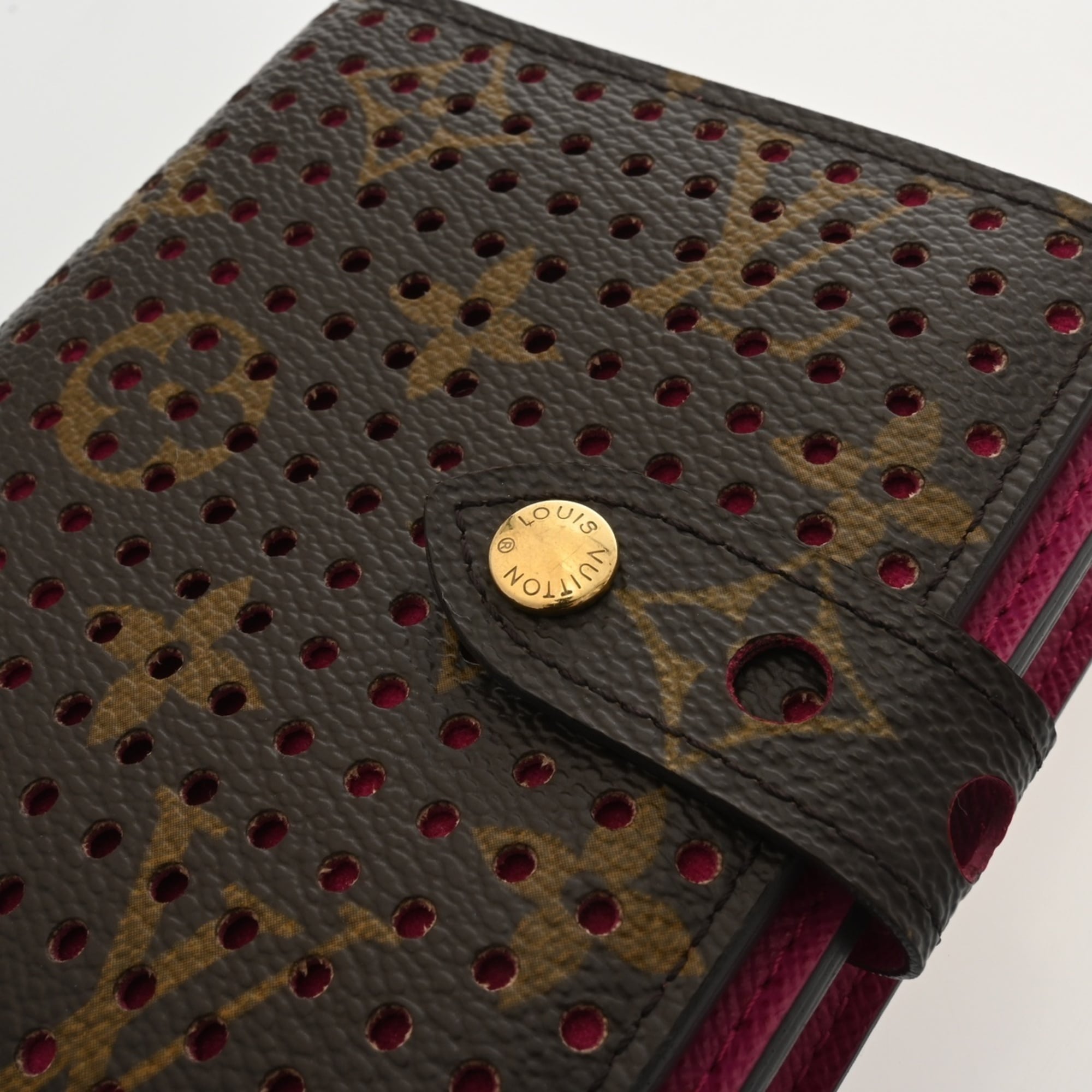 Louis Vuitton Fuchsia Monogram Wallet (Bi-Fold) (Pre-Owned)