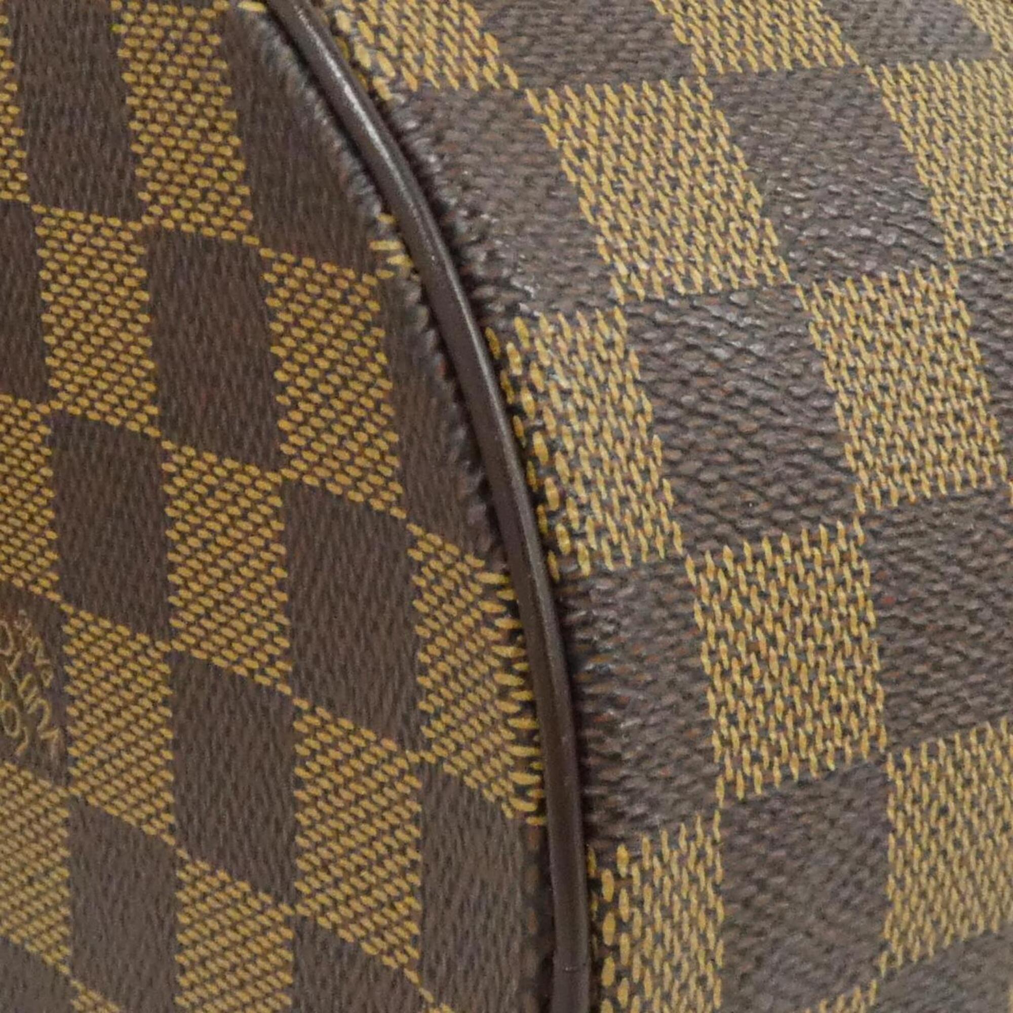 Louis Vuitton Ebene Coated Canvas Handbag Pouch (Pre-Owned)