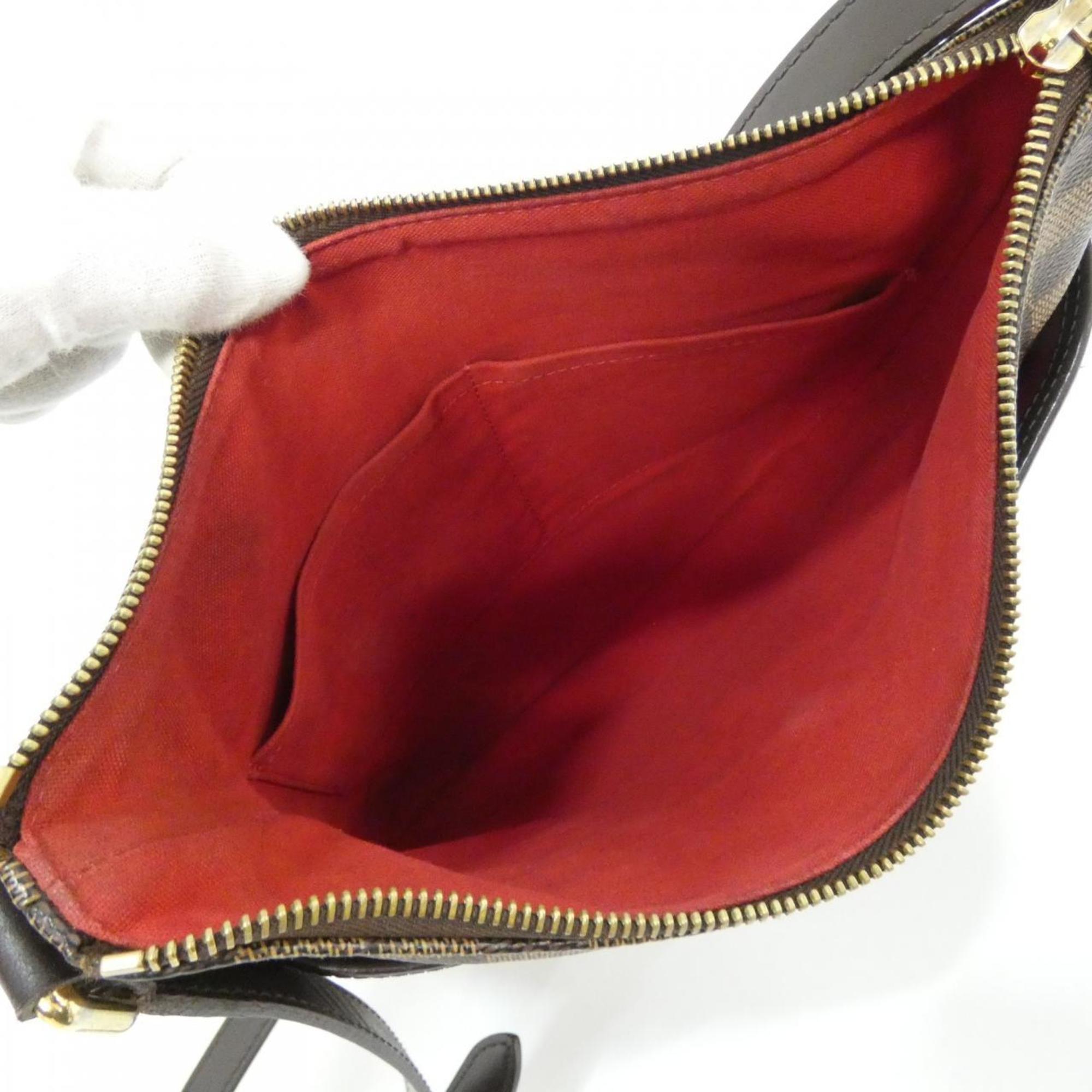 Louis Vuitton Brown Coated Canvas Shoulder Bag (Pre-Owned)