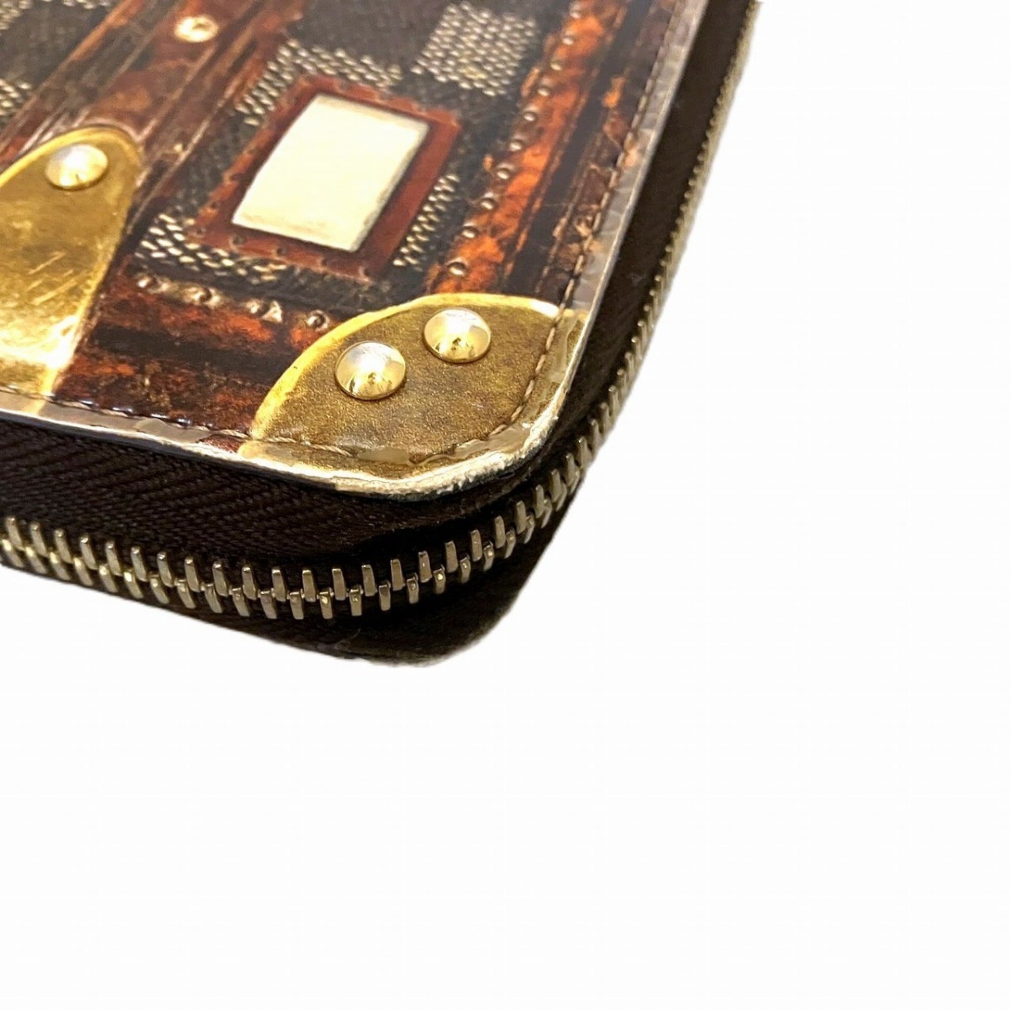 Louis Vuitton Monogram Brown Long Wallet (Bi-Fold) (Pre-Owned)