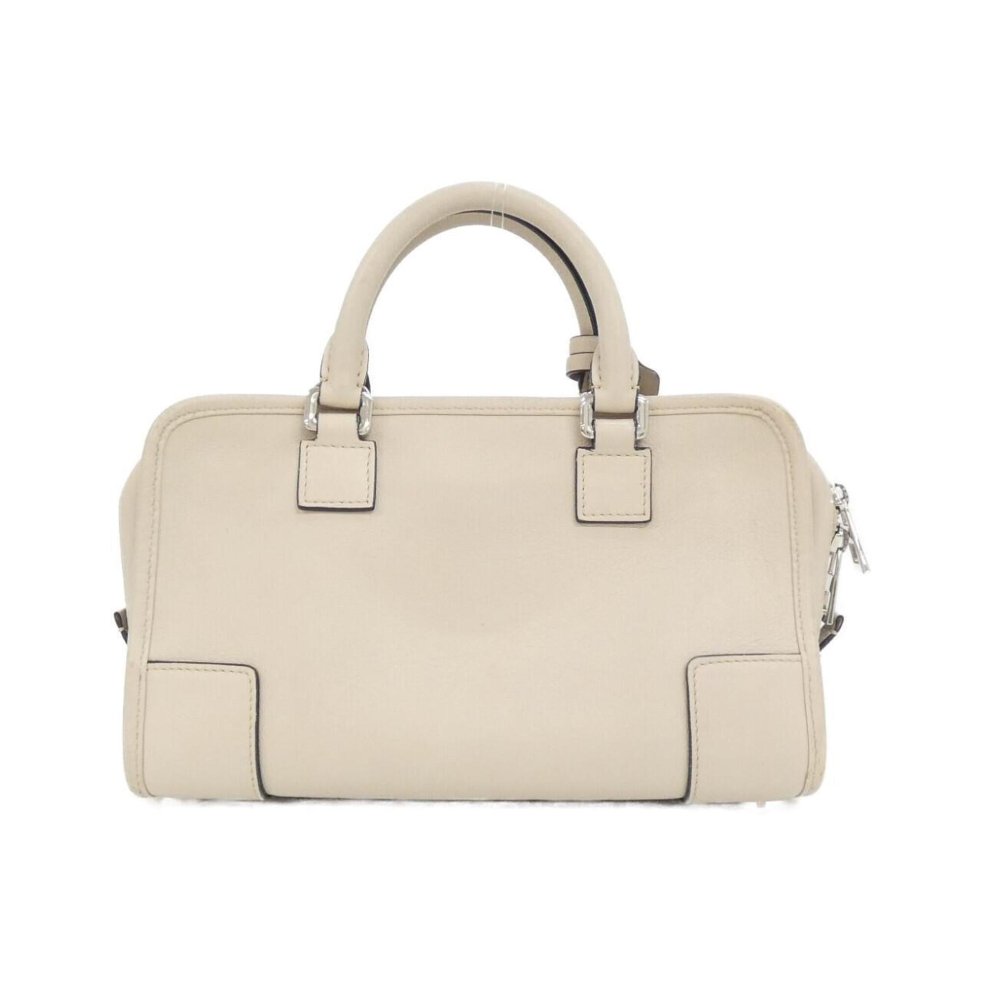 Loewe Amazona Light Beige Leather Handbag (Pre-Owned)