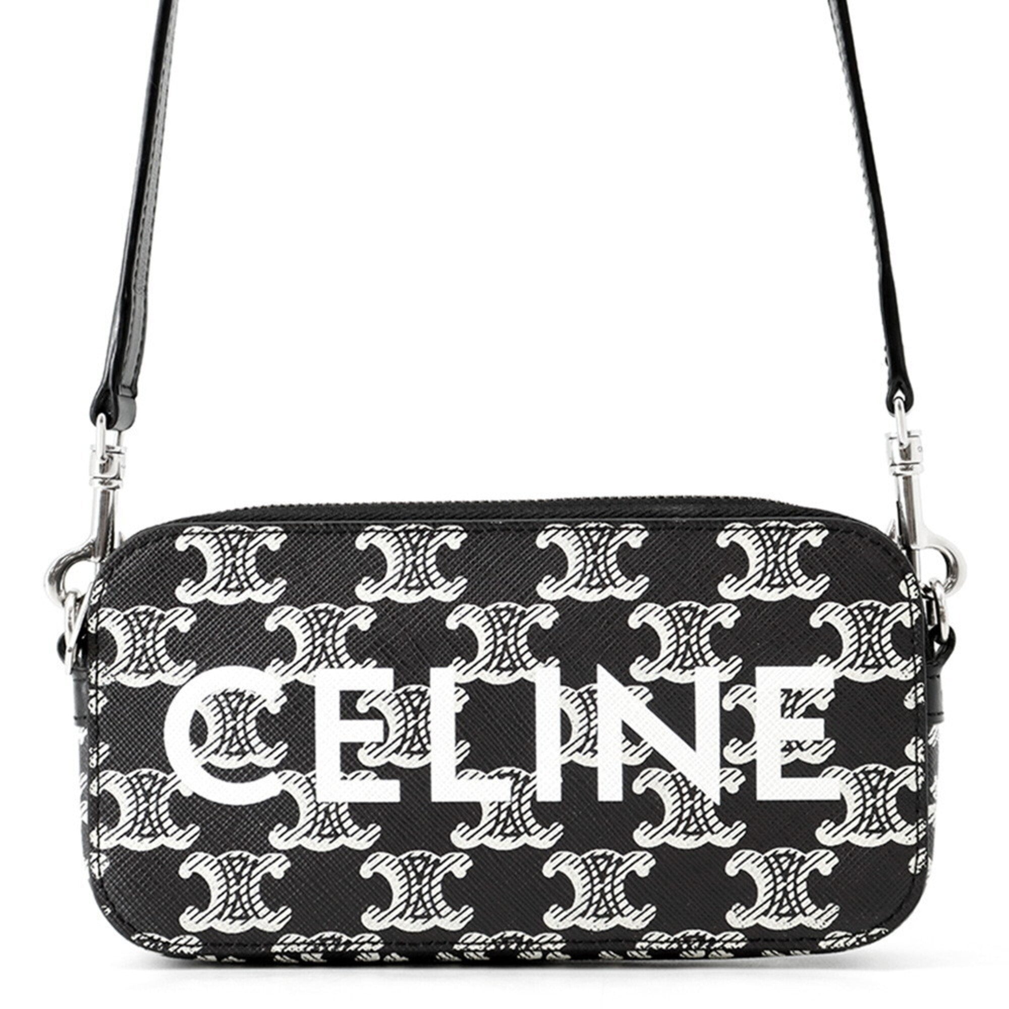 Celine Black Pvc Leather Shoulder Bag (Pre-Owned)