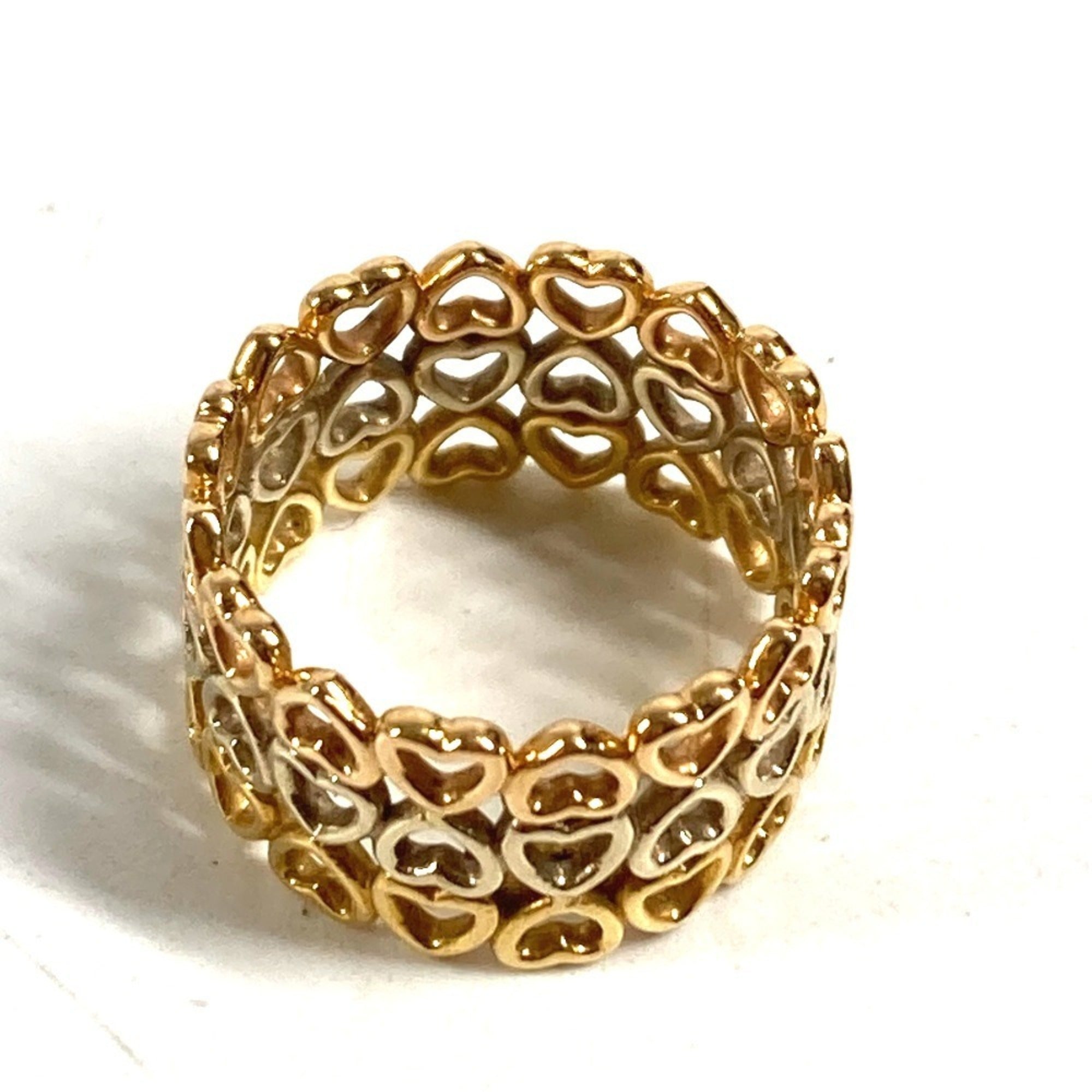 Tiffany Gold Silver Pink Gold Gold (18K) Band Ring (Pre-Owned)