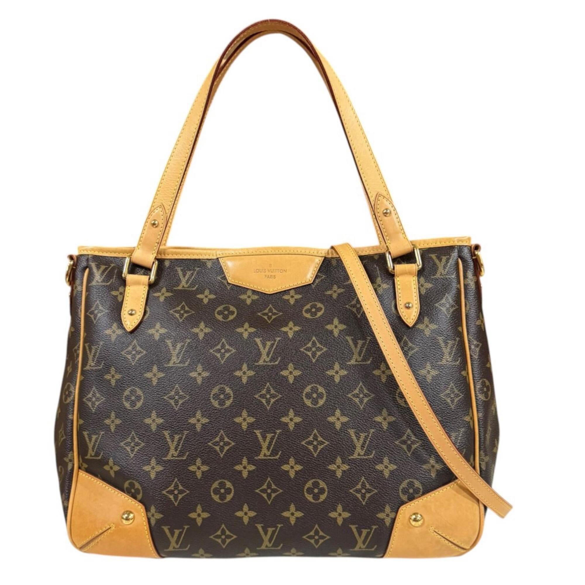 Louis Vuitton Brown Monogram Canvas Shoulder Bag (Pre-Owned)