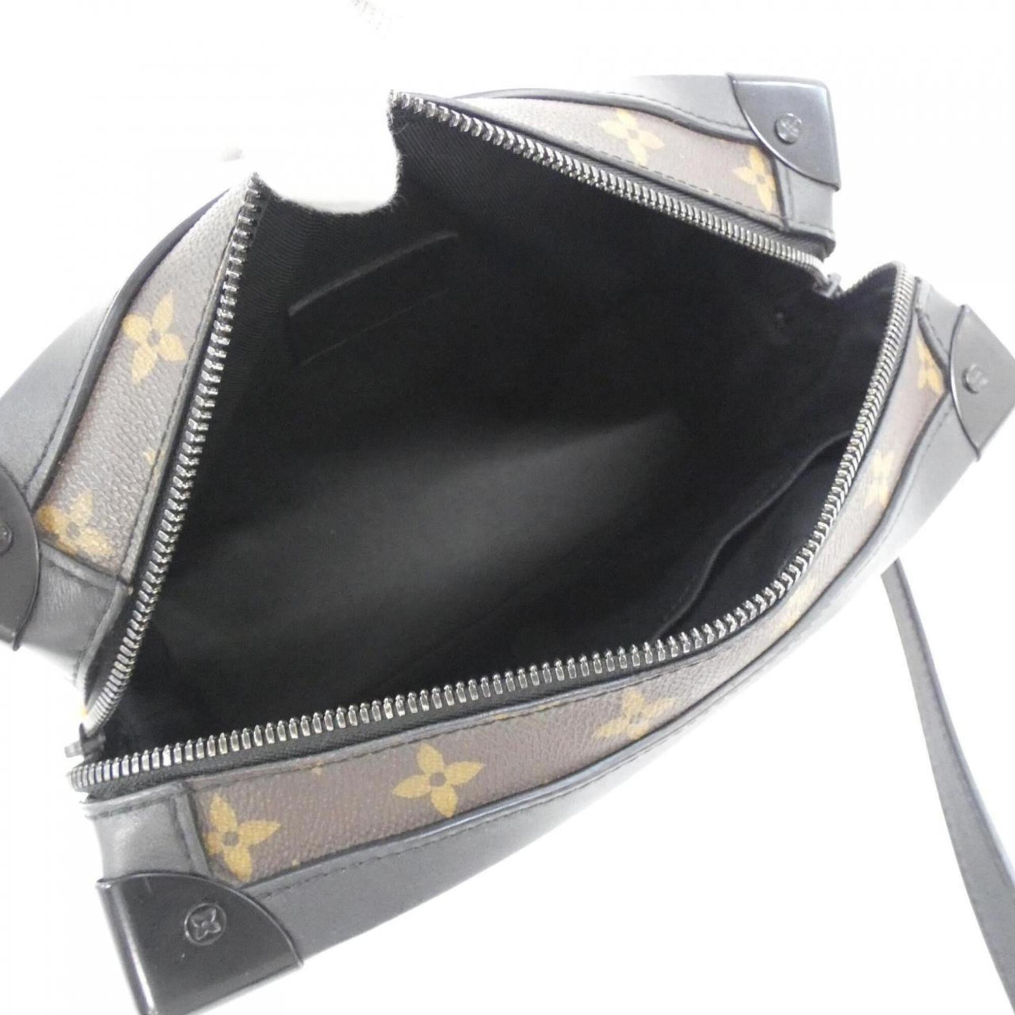 Louis Vuitton Marron Coated Canvas Shoulder Bag (Pre-Owned)