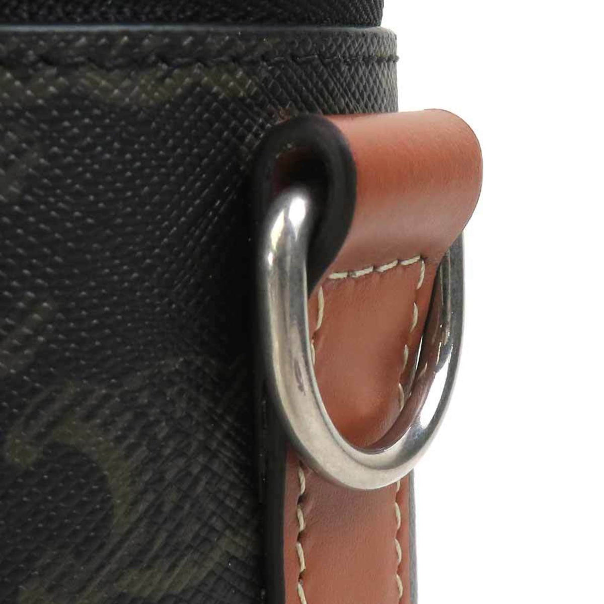 Celine Brown Coated Canvas Shoulder Bag (Pre-Owned)