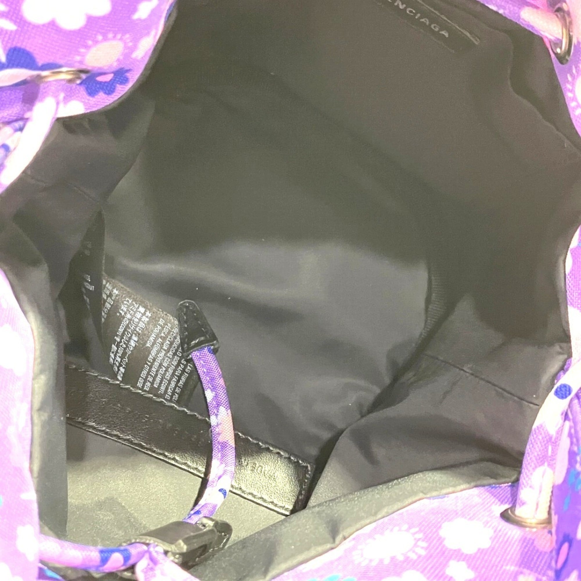 Balenciaga Purple Canvas Shoulder Bag (Pre-Owned)