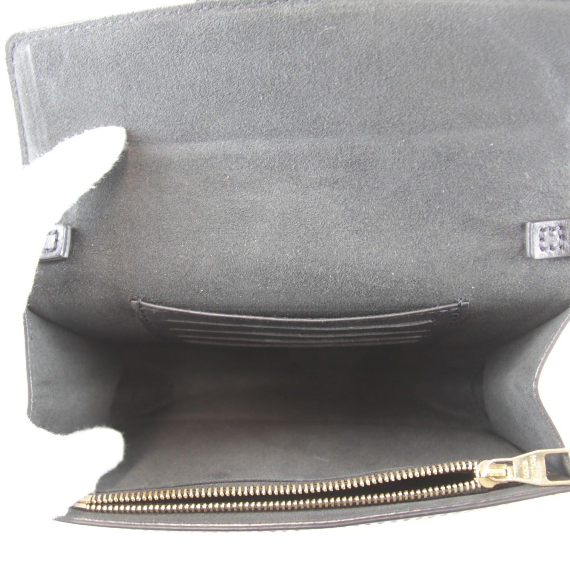 Louis Vuitton Black Canvas Leather Shoulder Bag (Pre-Owned)
