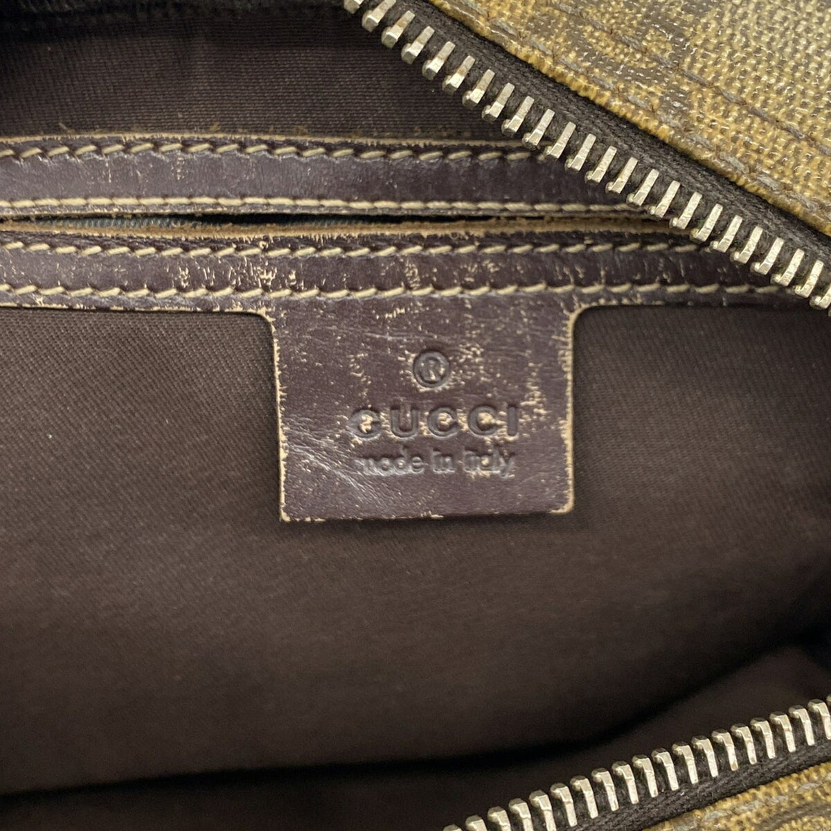 Gucci Brown Pvc Shoulder Bag (Pre-Owned)