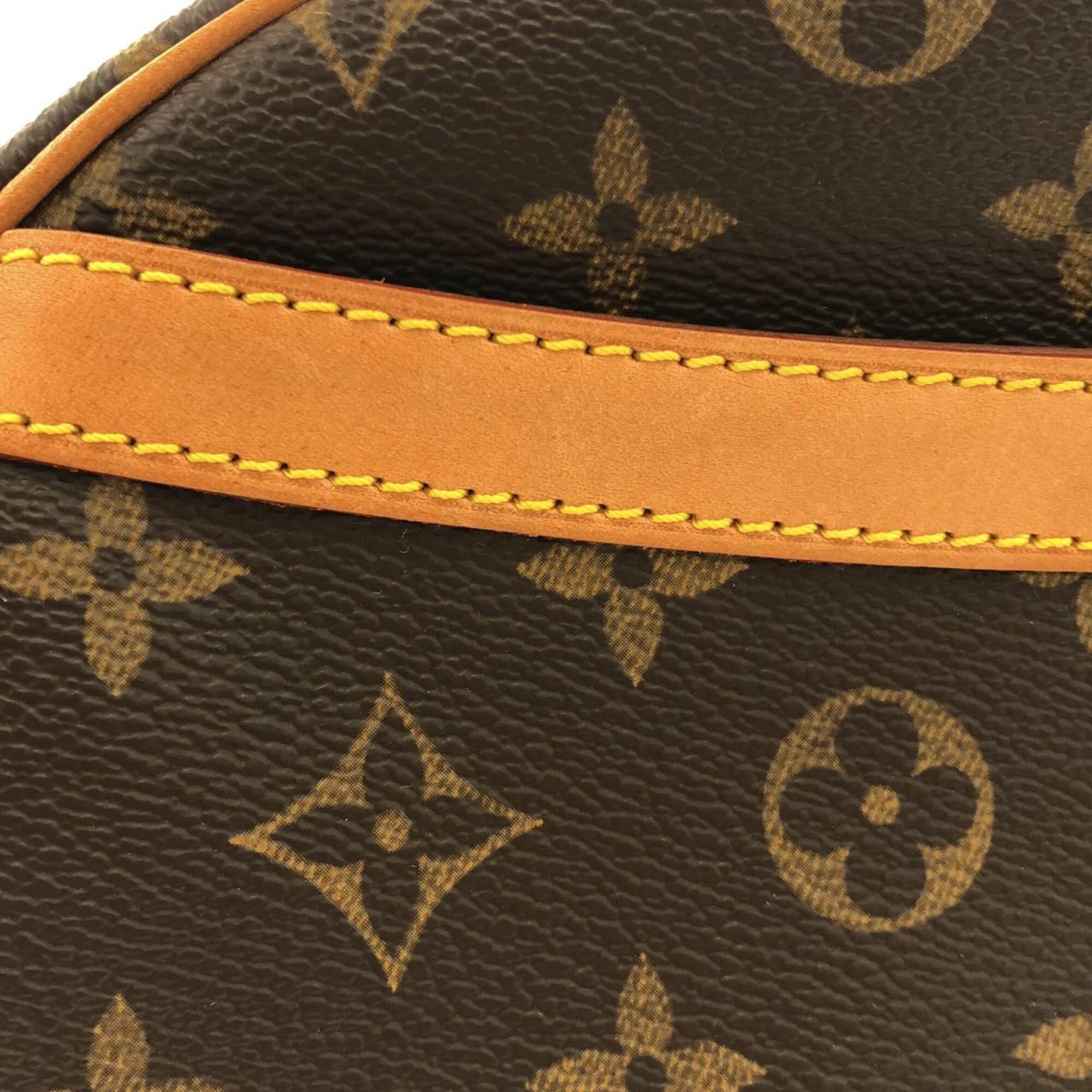 Louis Vuitton Marron Coated Canvas Shoulder Bag (Pre-Owned)