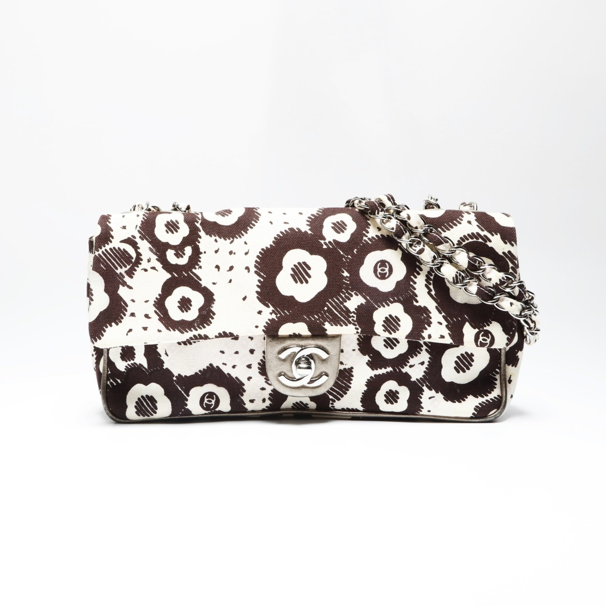 Chanel Beige Brown Shoulder Bag (Pre-Owned)
