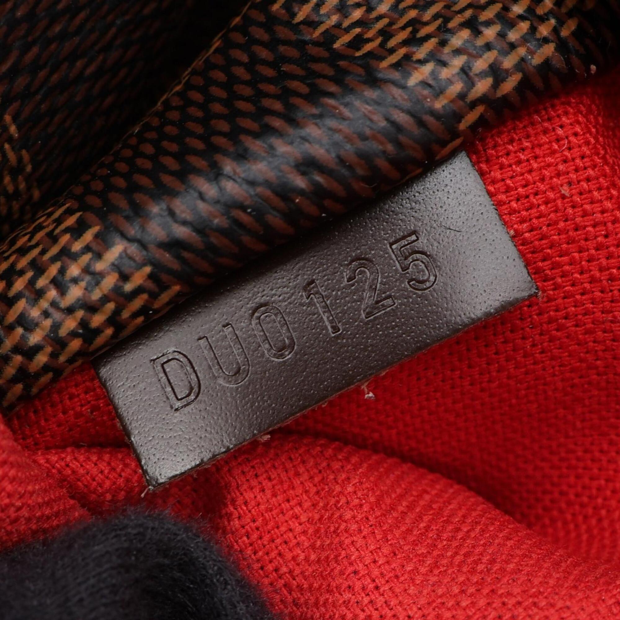 Louis Vuitton Brown Ebene Coated Canvas Pvc Damier Canvas Leather Handbag Tote Bag (Pre-Owned)