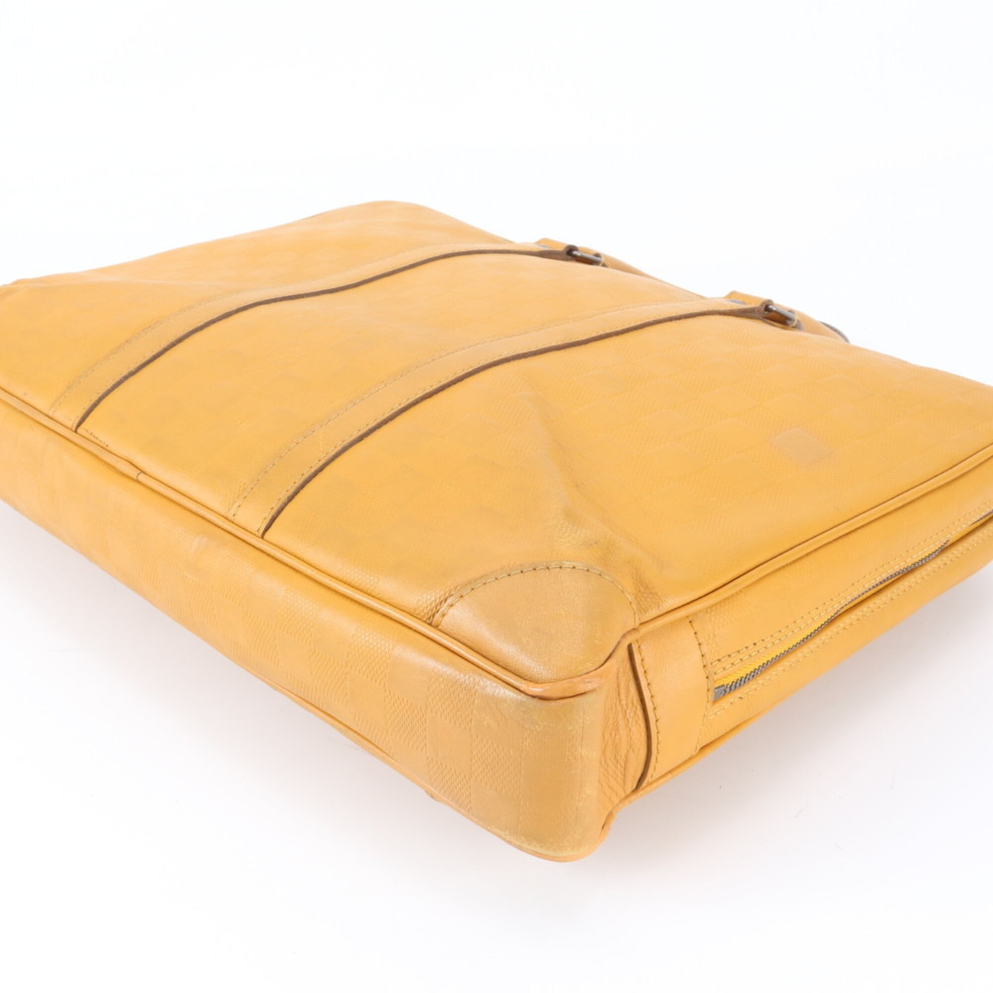 Louis Vuitton Solar Leather Briefcase Handbag (Pre-Owned)