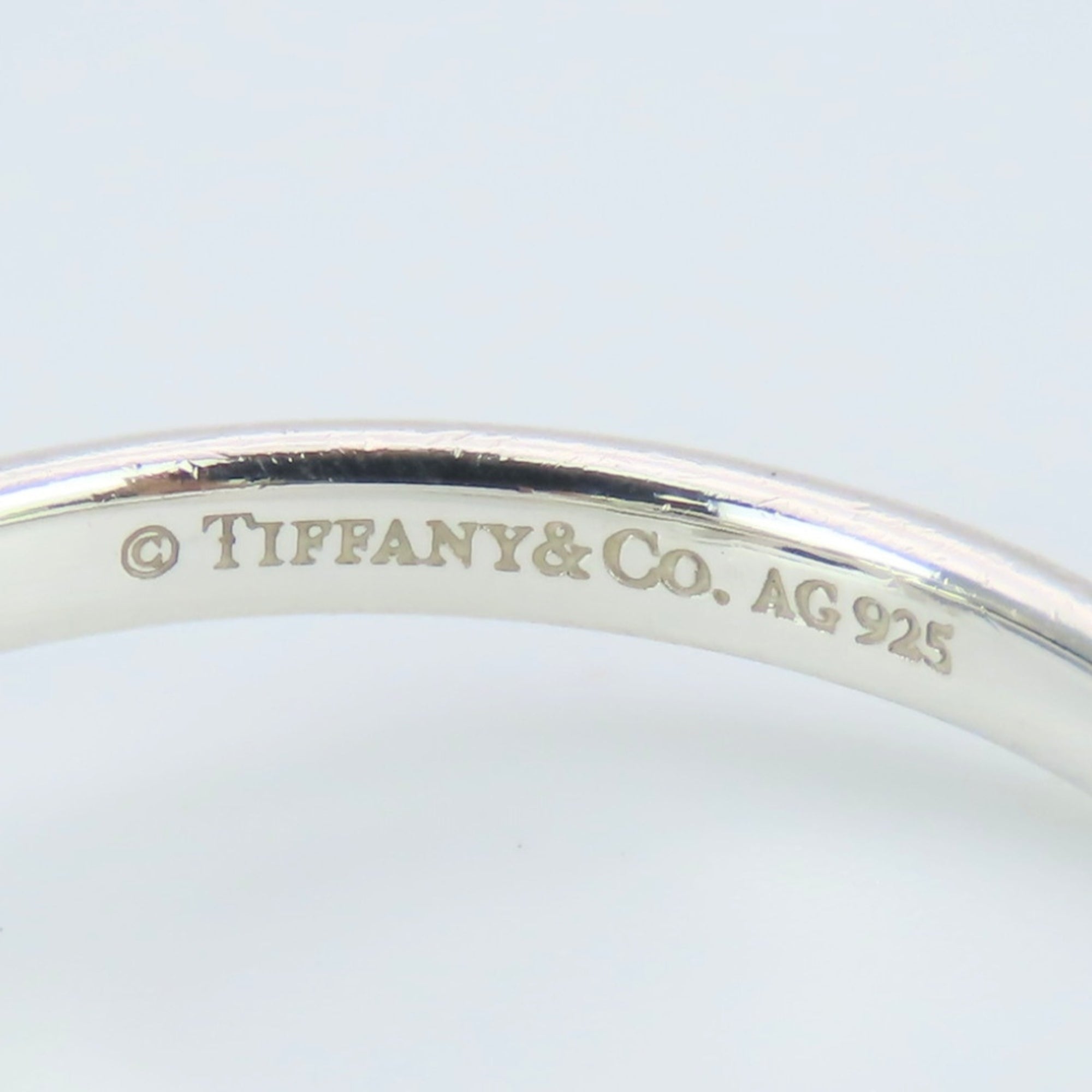 Tiffany Silver Silver 925 Band Ring (Pre-Owned)