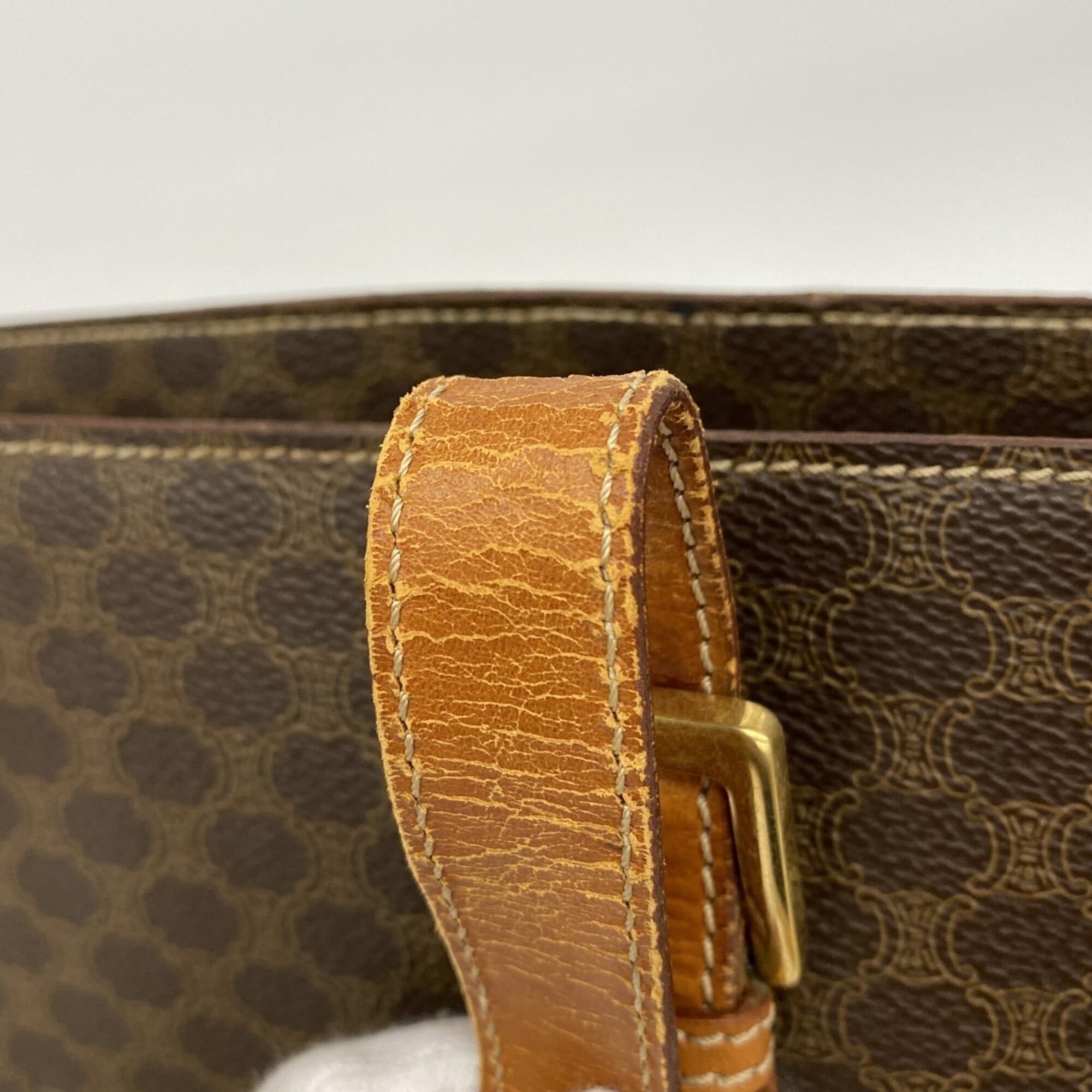 Celine Brown Pvc Tote Bag (Pre-Owned)