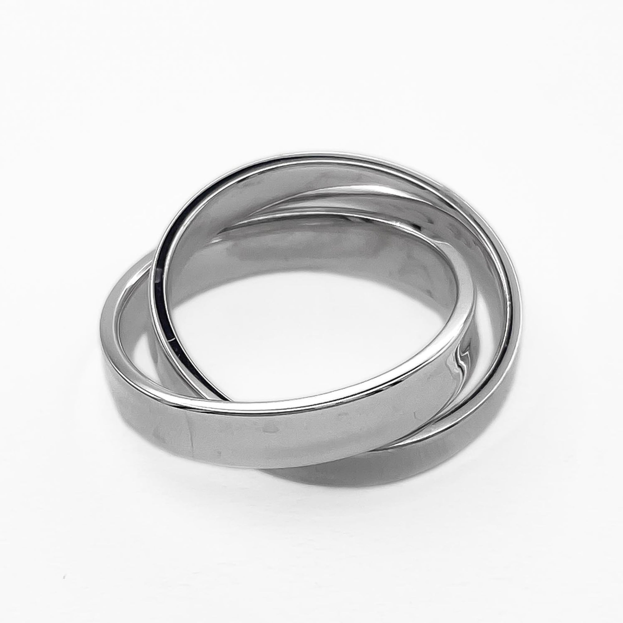 Tiffany Silver Silver 925 Band Ring (Pre-Owned)