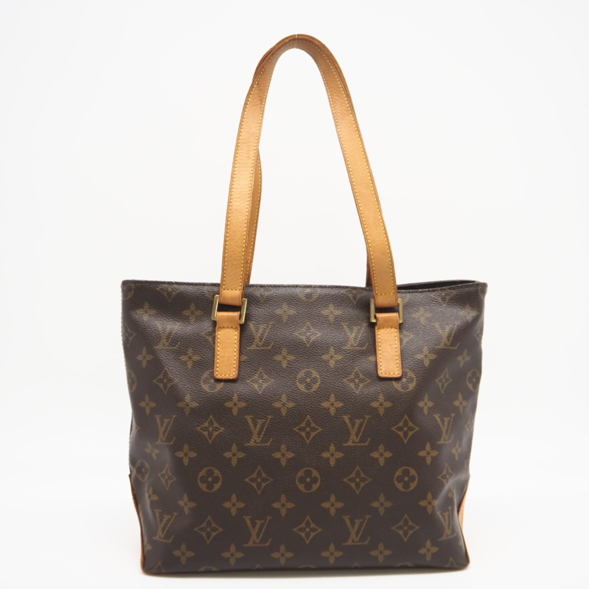 Louis Vuitton Brown Coated Canvas Leather Handbag (Pre-Owned)