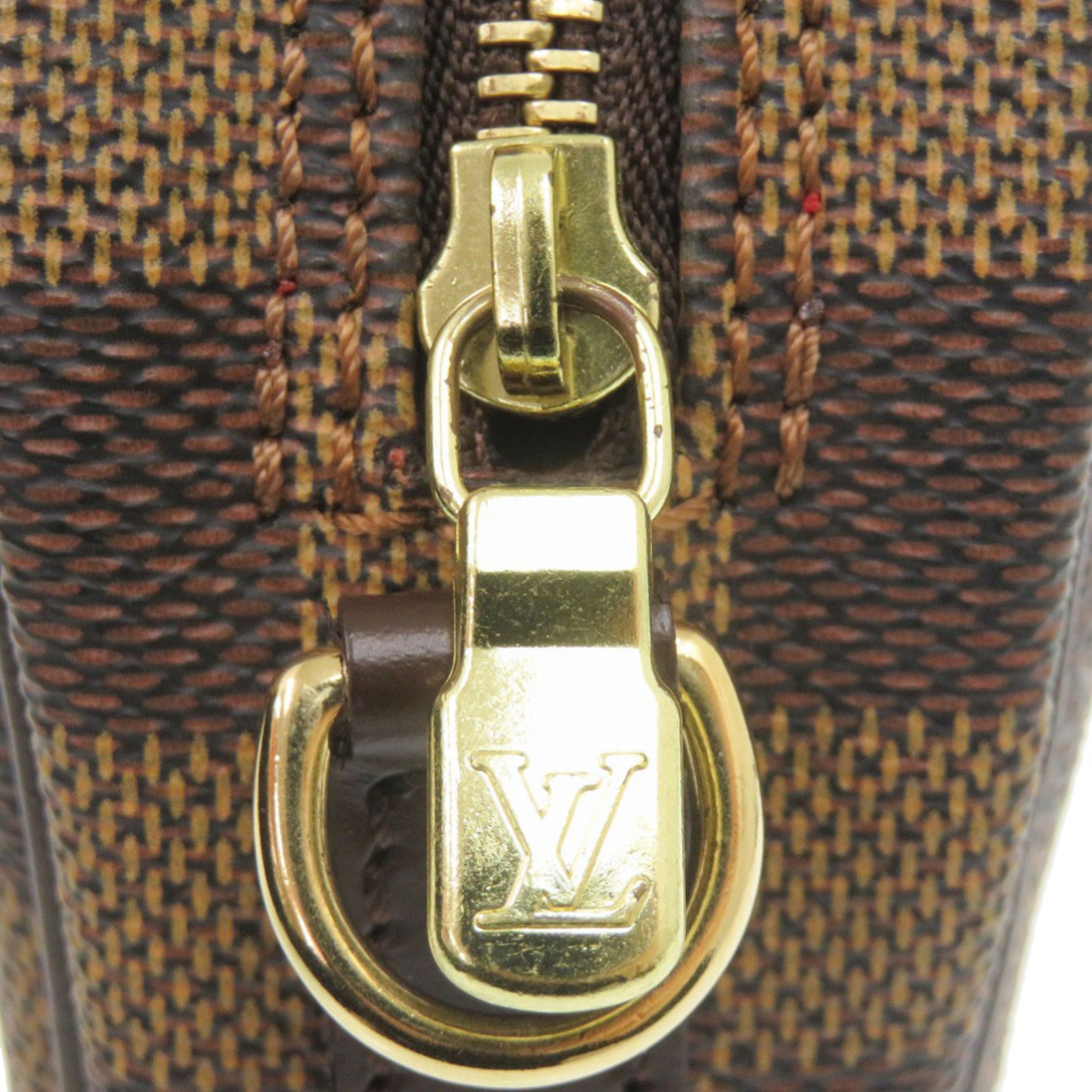 Louis Vuitton Brown Damier Canvas Pochette Shoulder Bag (Pre-Owned)