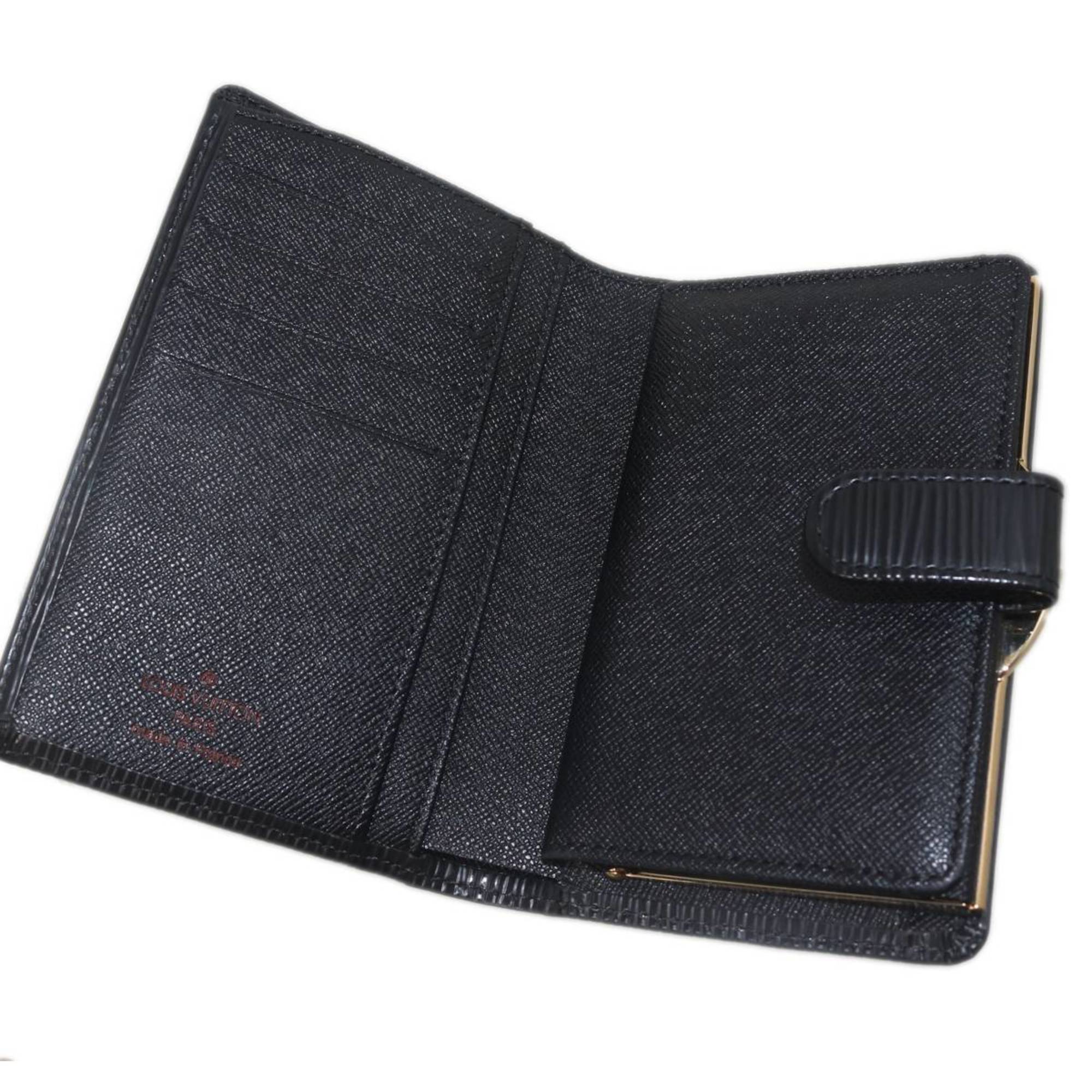 Louis Vuitton Noir Wallet (Bi-Fold) (Pre-Owned)