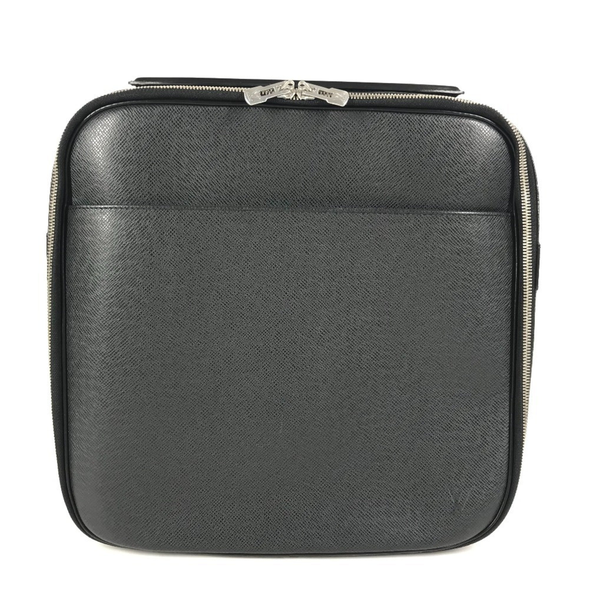 Louis Vuitton Taiga Ardoise Black Taiga Leather Briefcase Handbag Shoulder Bag (Pre-Owned)