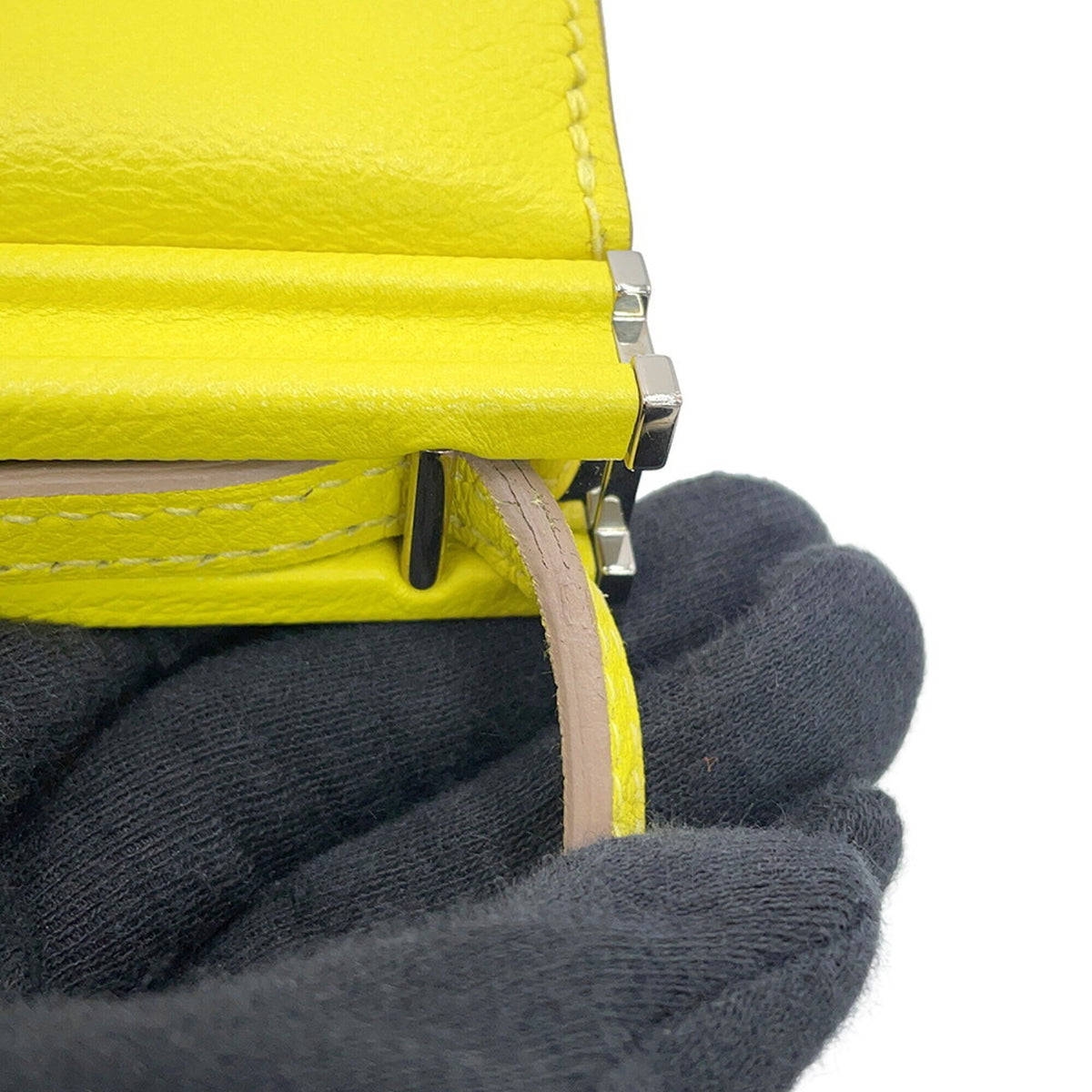 Hermes Lime Handbag Shoulder Bag (Pre-Owned)