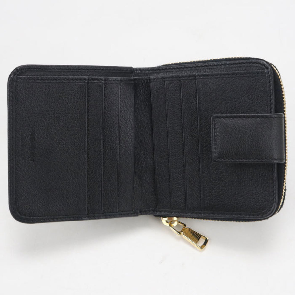 Saint Laurent Black Leather Wallet (Bi-Fold) (Pre-Owned)