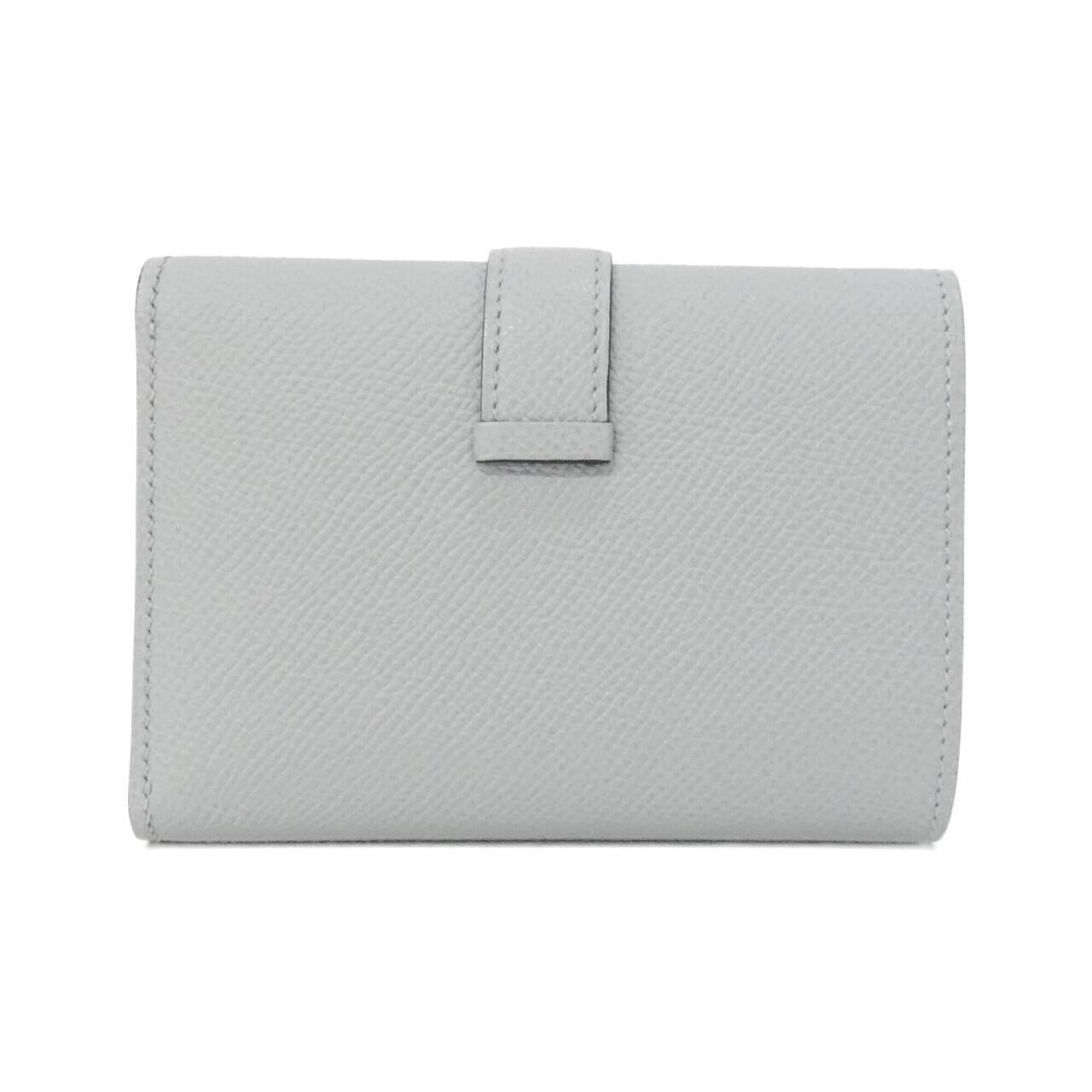 Hermes Gray Epsom Leather Wallet (Tri-Fold) (Pre-Owned)