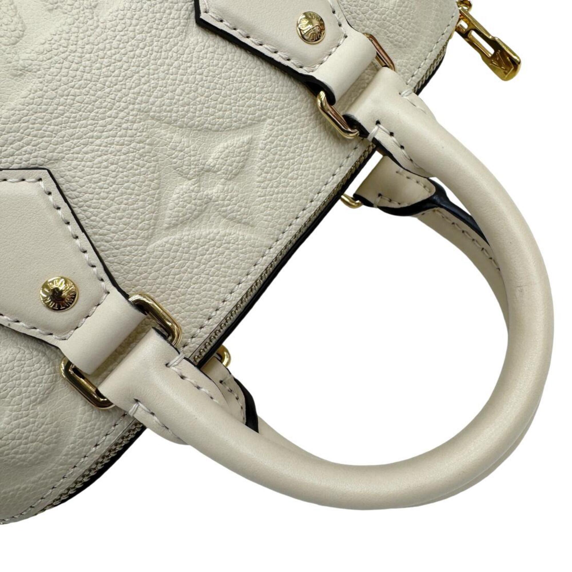 Louis Vuitton Monogram Empreinte Beige Cream Monogram Empreinte Boston Bag (Pre-Owned)