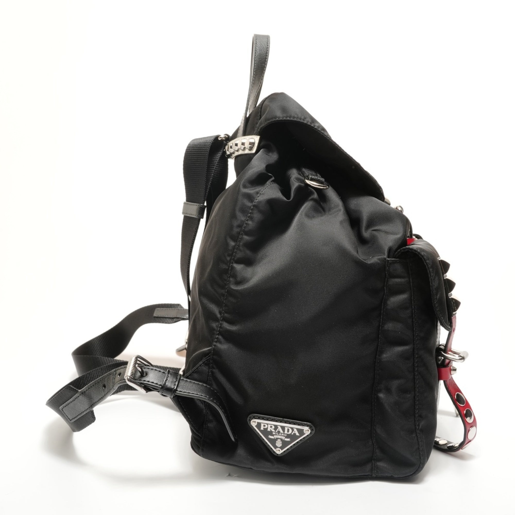 Prada Black Nylon Backpack (Pre-Owned)