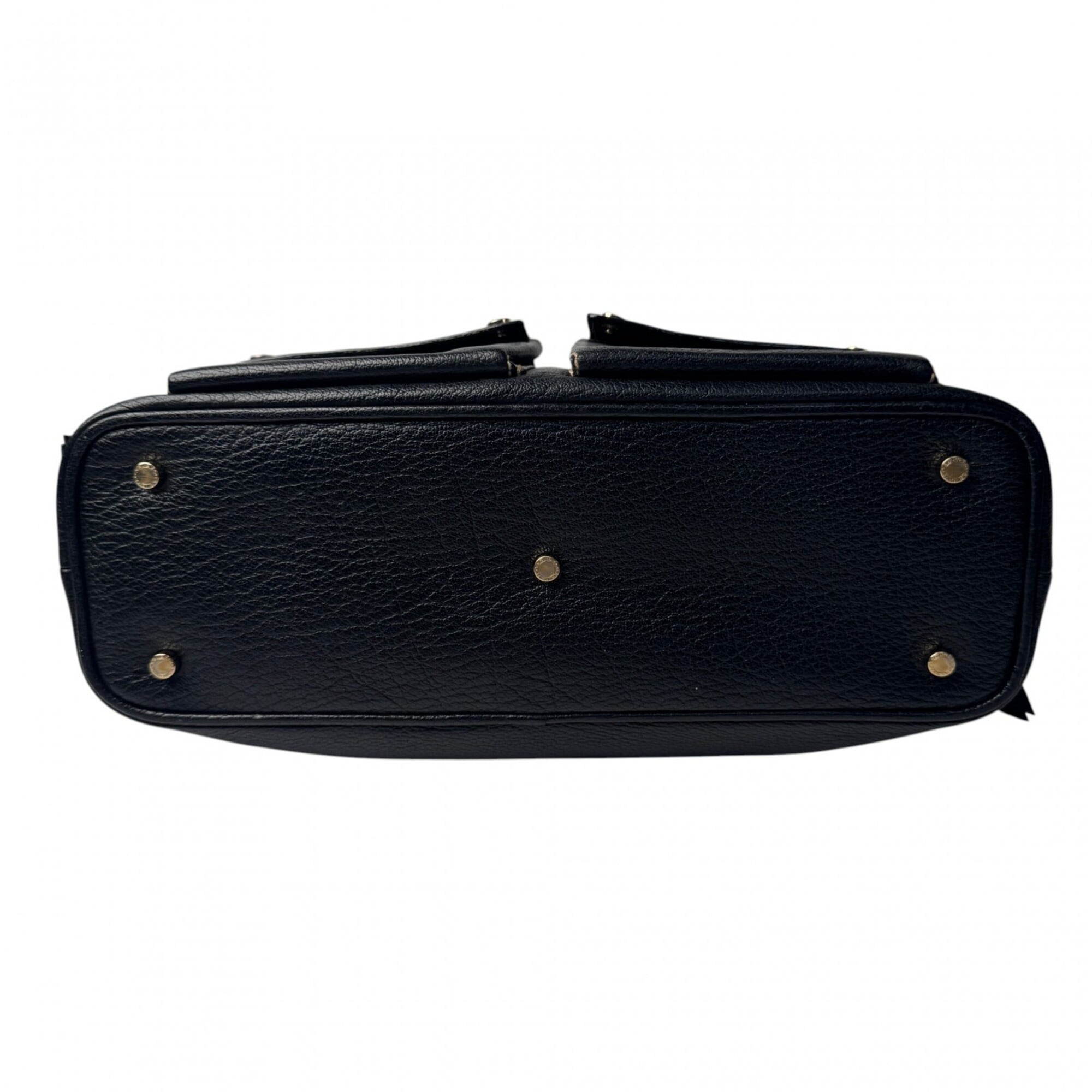 Bvlgari Black Leather Handbag (Pre-Owned)