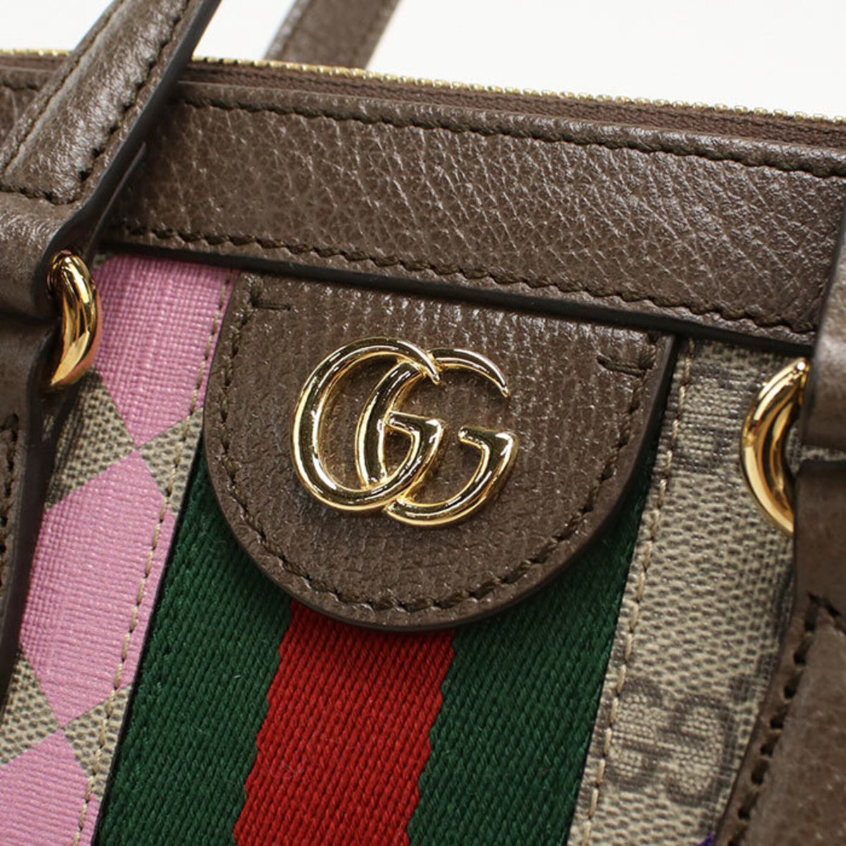 Gucci Beige Pvc Leather Handbag (Pre-Owned)