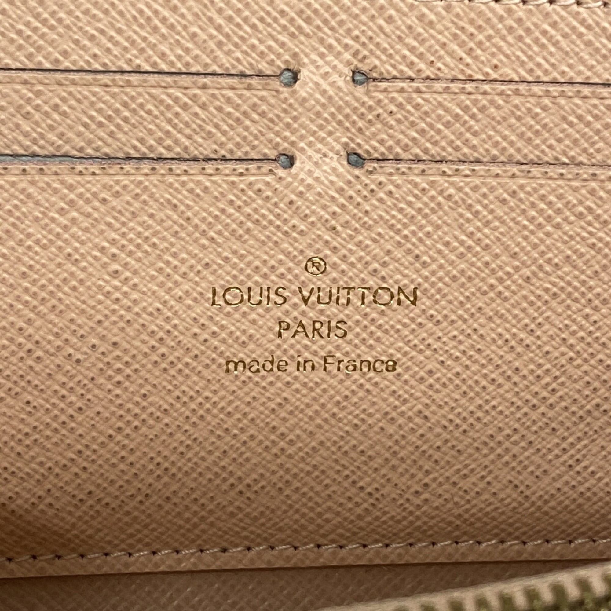 Louis Vuitton Pink White Long Wallet (Bi-Fold) (Pre-Owned)