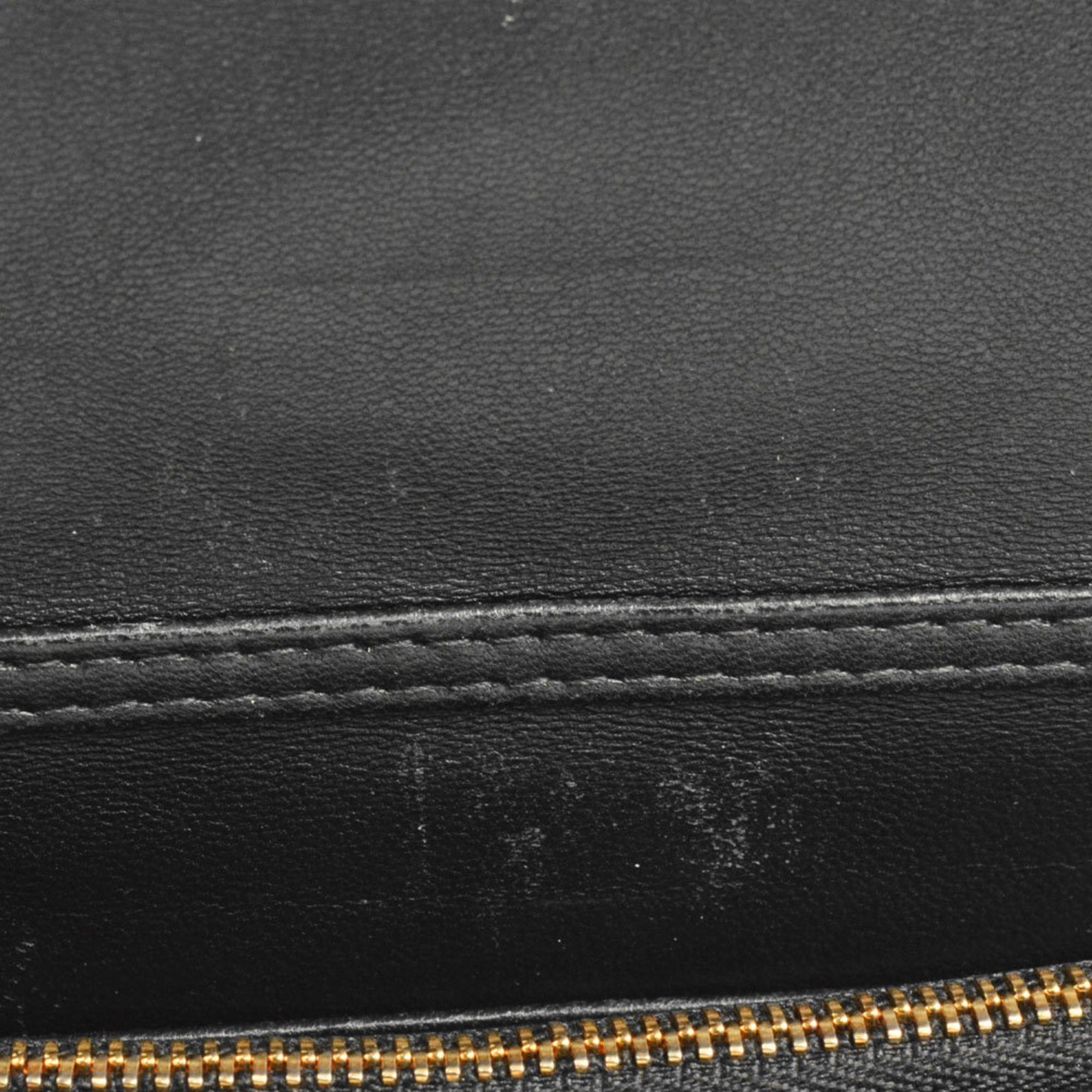 Christian Dior Black Leather Shoulder Bag (Pre-Owned)