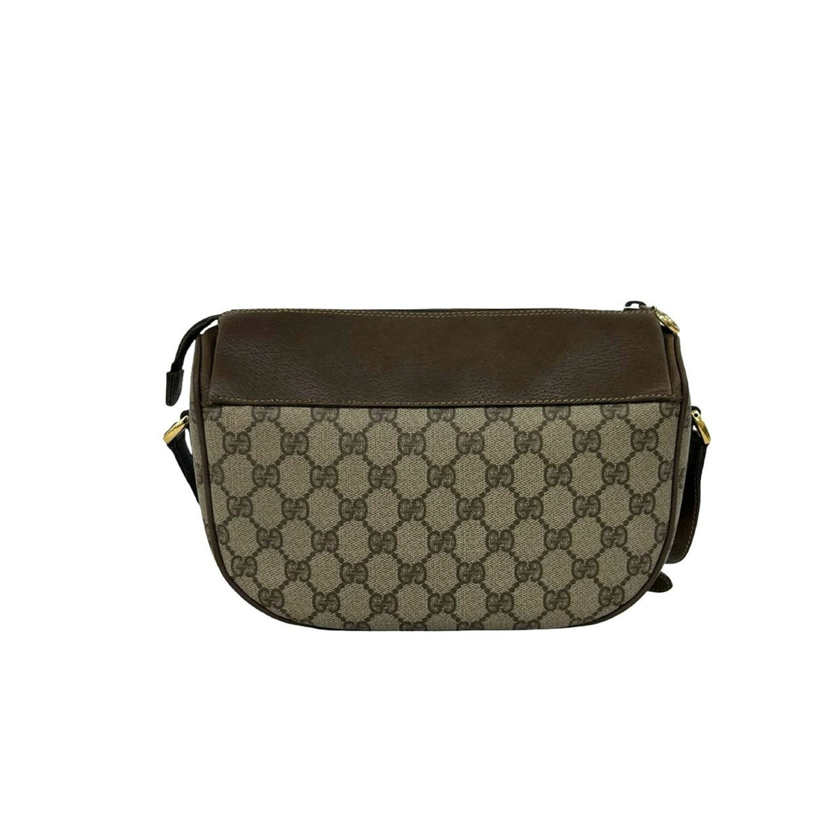 Gucci Brown Pvc Leather Pochette Shoulder Bag (Pre-Owned)