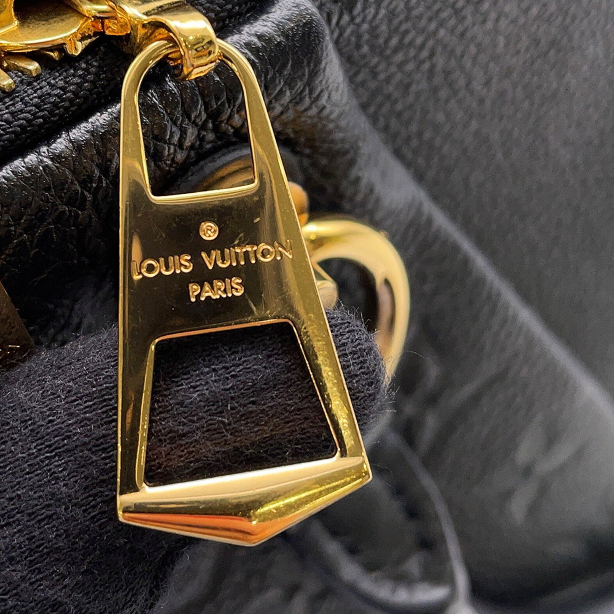 Louis Vuitton Black Monogram Noir Monogram Empreinte Handbag Shoulder Bag (Pre-Owned)