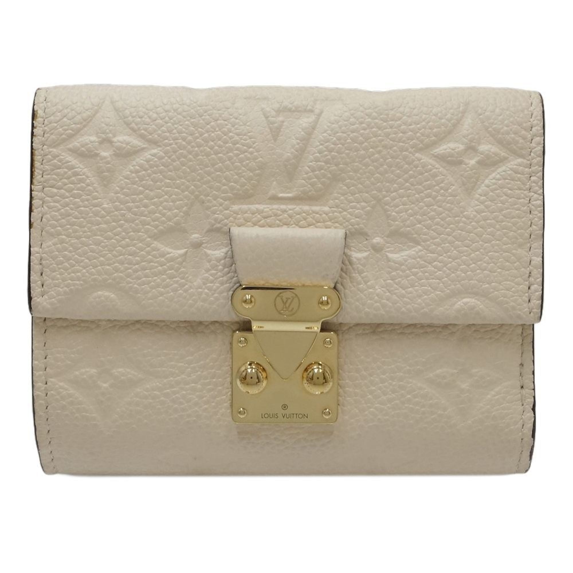 Louis Vuitton Monogram Empreinte Leather Wallet (Tri-Fold) (Pre-Owned)