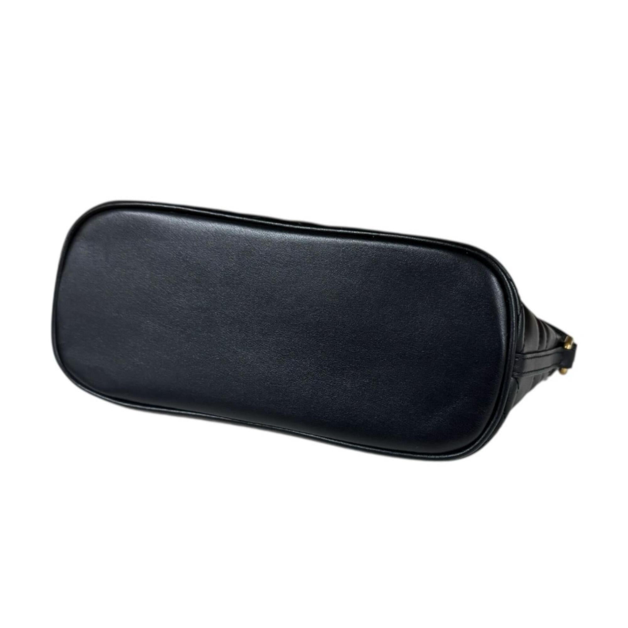 Gucci Black Leather Handbag (Pre-Owned)