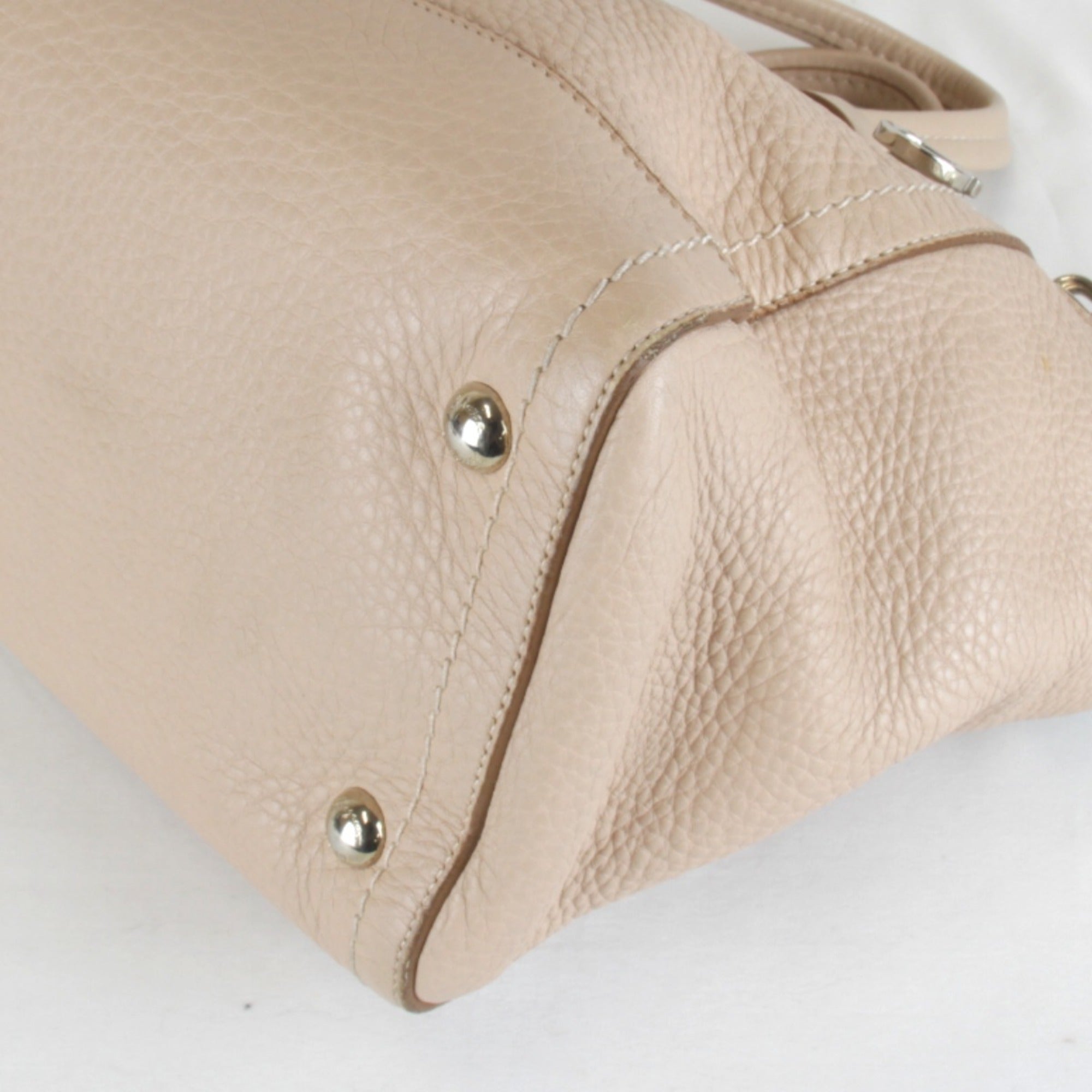 Salvatore Ferragamo Pink Leather Handbag (Pre-Owned)