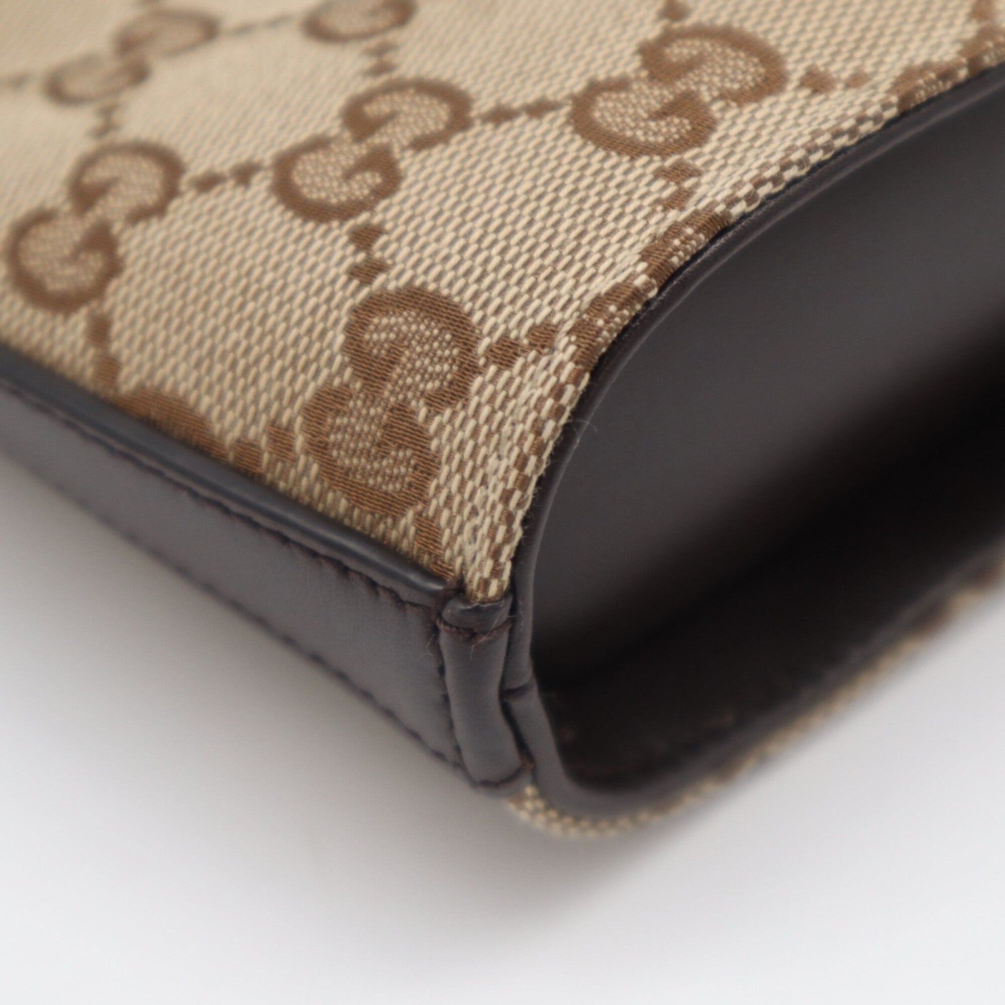 Gucci Gg Canvas Beige Brown Multi-Color Gg Canvas Shoulder Bag (Pre-Owned)