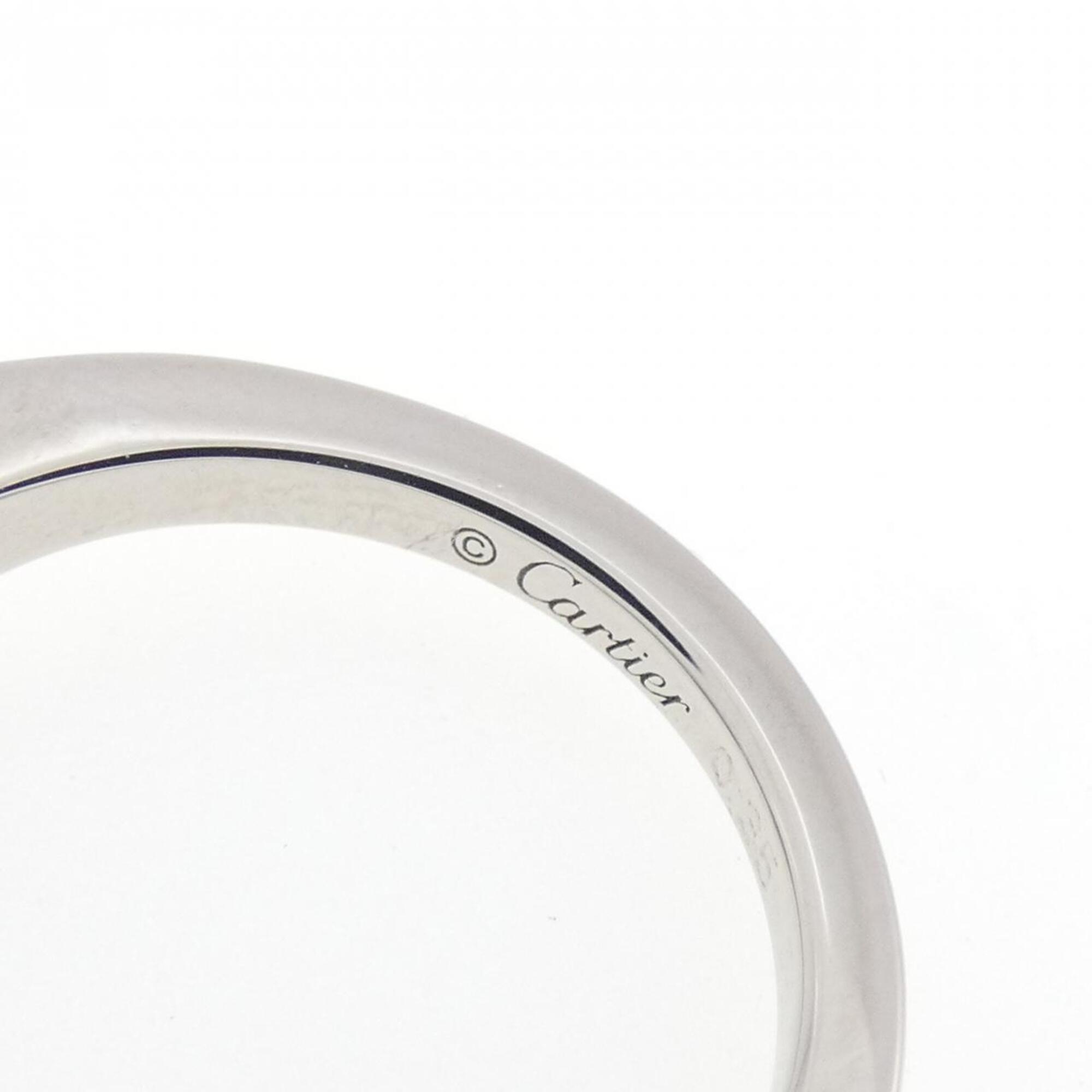 Cartier Platinum Platinum 950 Band Ring (Pre-Owned)