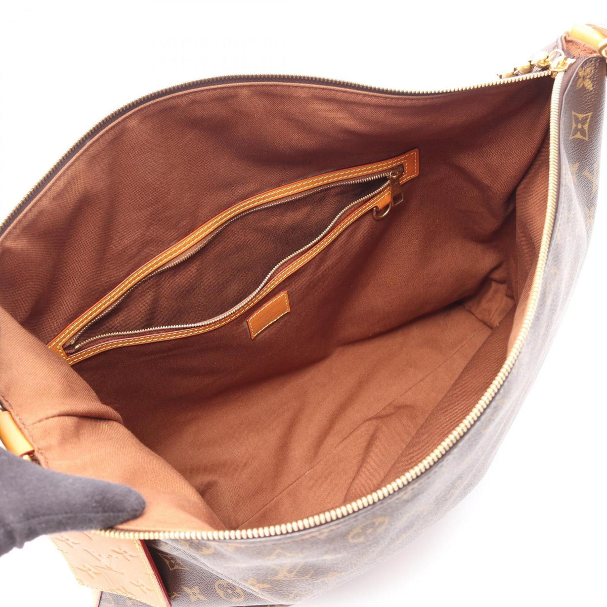 Louis Vuitton Brown Monogram Monogram Leather Handbag Shoulder Bag (Pre-Owned)