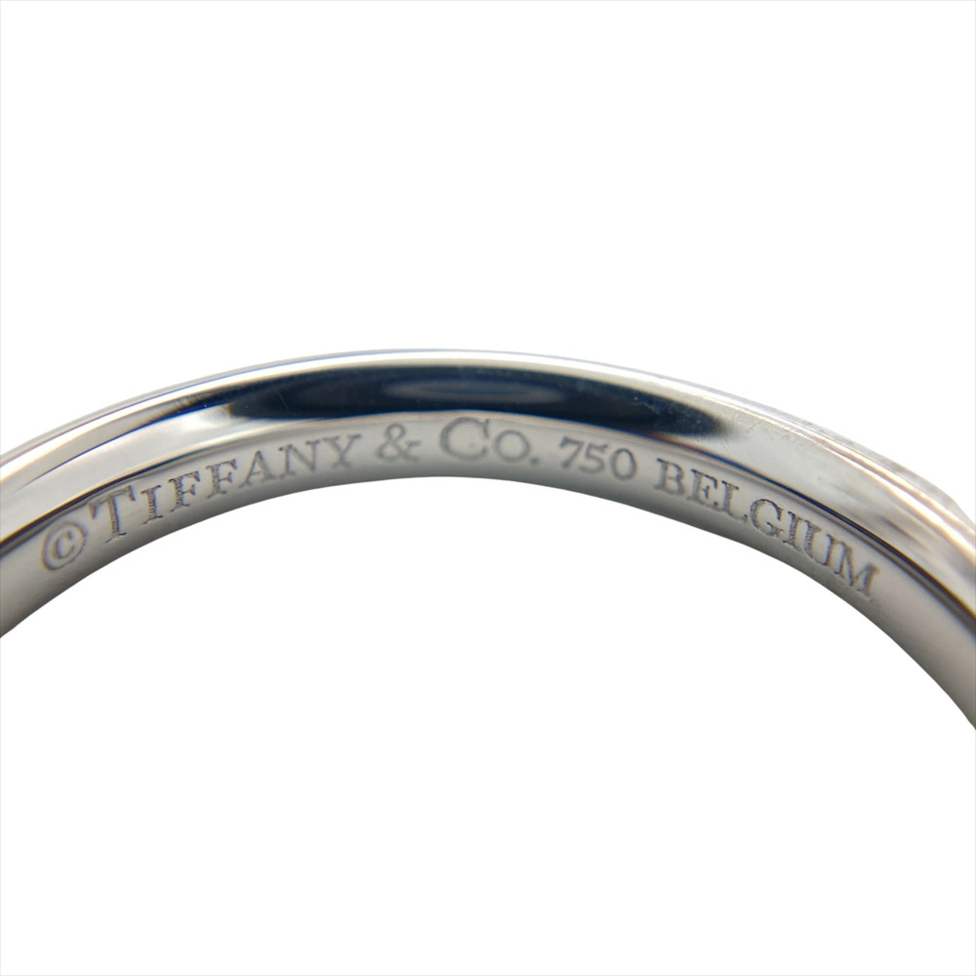 Tiffany Metro White Gold (18K) Band Ring (Pre-Owned)