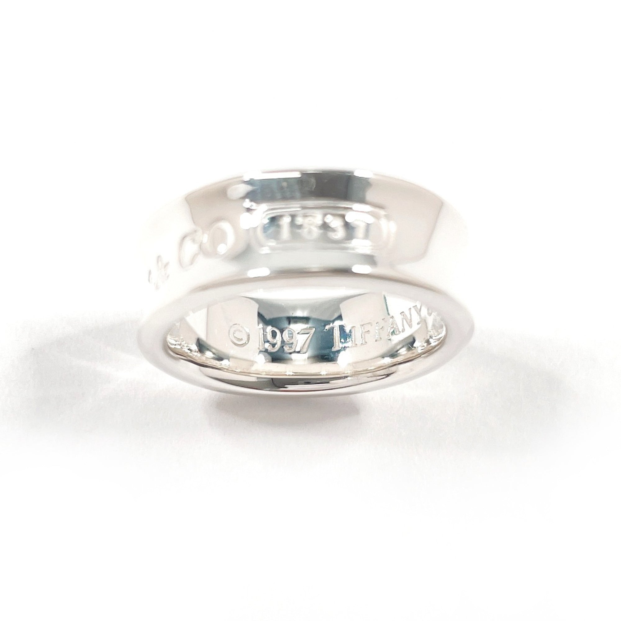 Tiffany Silver Silver 925 Band Ring (Pre-Owned)