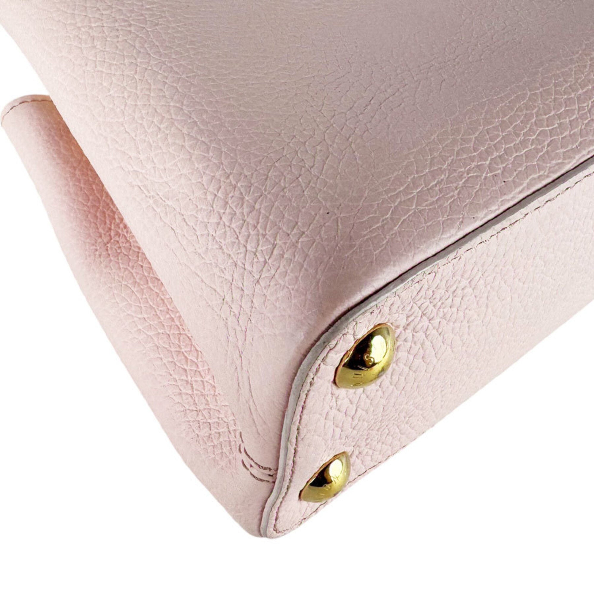 Louis Vuitton Light Pink Leather Handbag Shoulder Bag (Pre-Owned)
