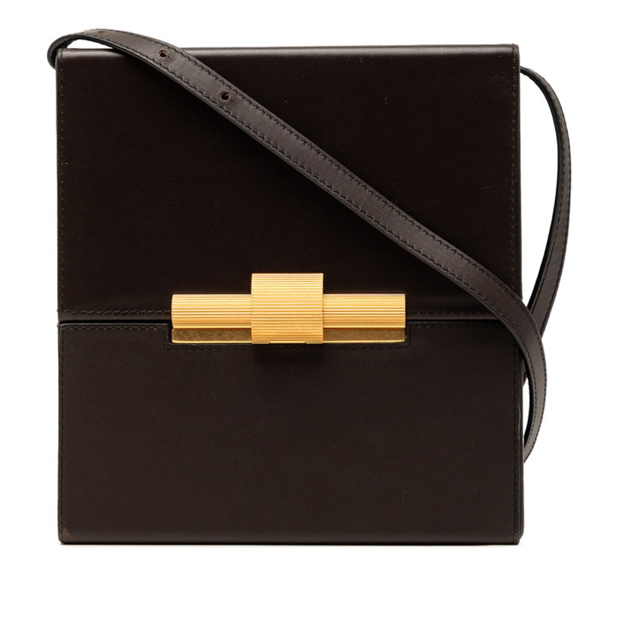 Bottega Veneta Brown Leather Shoulder Bag (Pre-Owned)