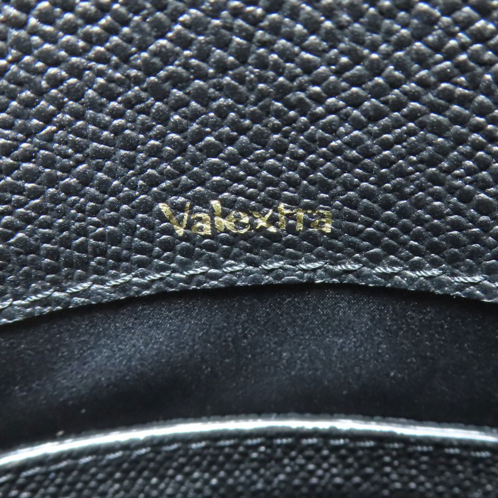 Valextra Black Leather Handbag (Pre-Owned)